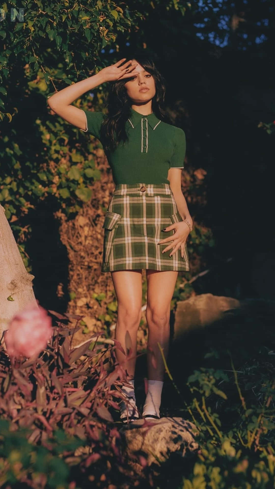 Download Jenna Ortega Green Outfit