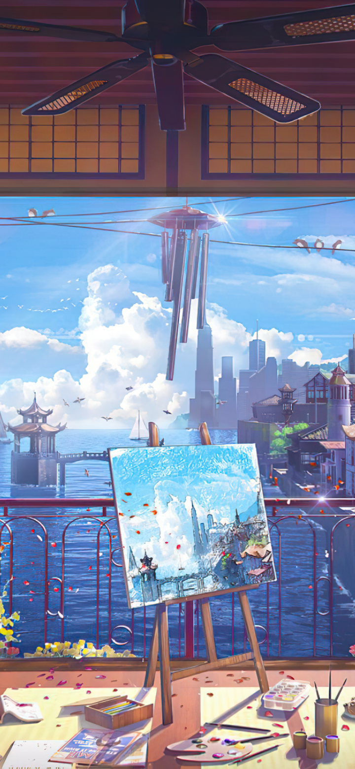 Anime Room Phone Wallpaper