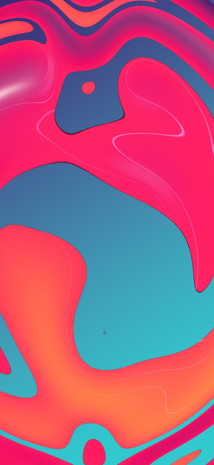 Chromatic Waves Aesthetic iPhone
