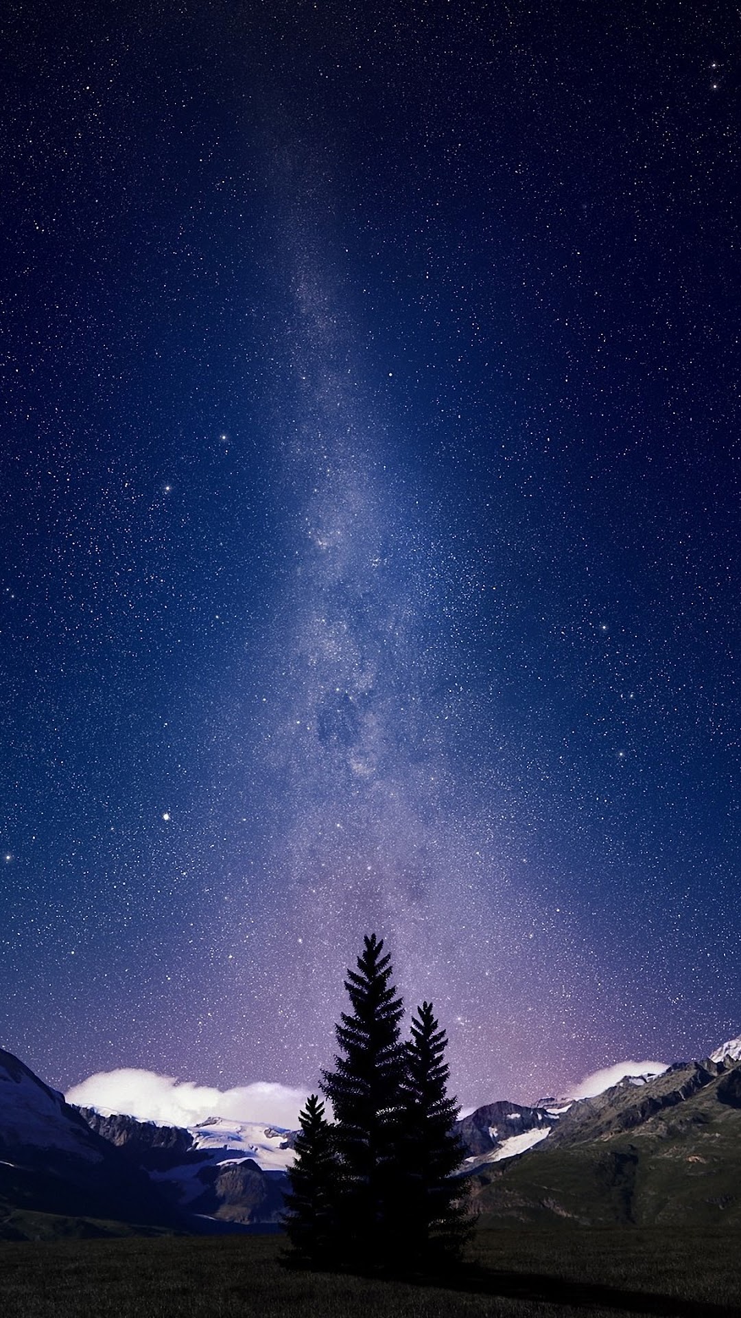 Milky Way Night Sky Stars 4K Wallpaper