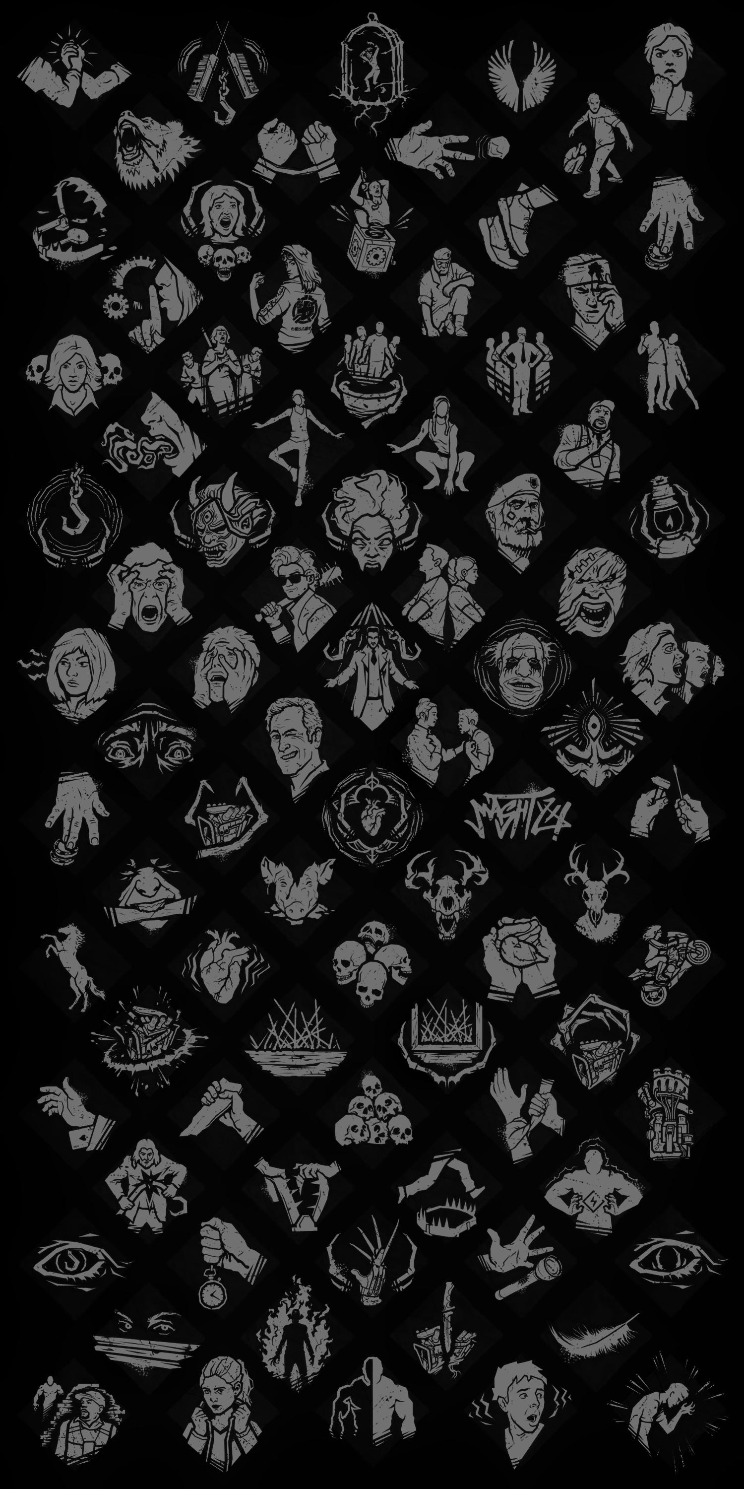 Wallpaper using perks from DBD