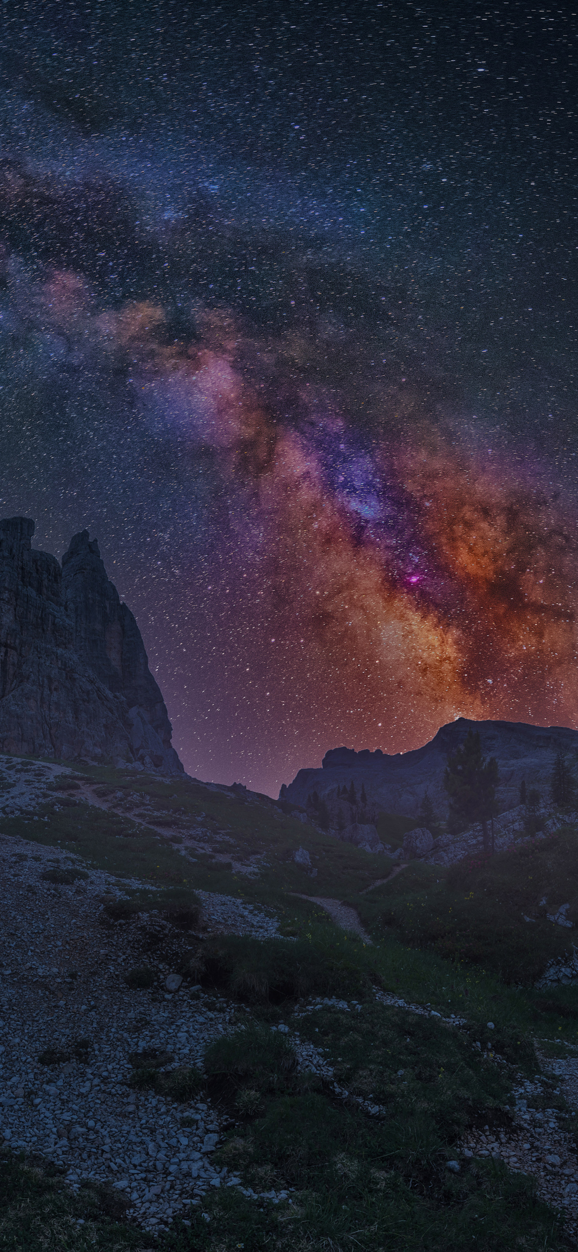 Milky Way iPhone Wallpaper