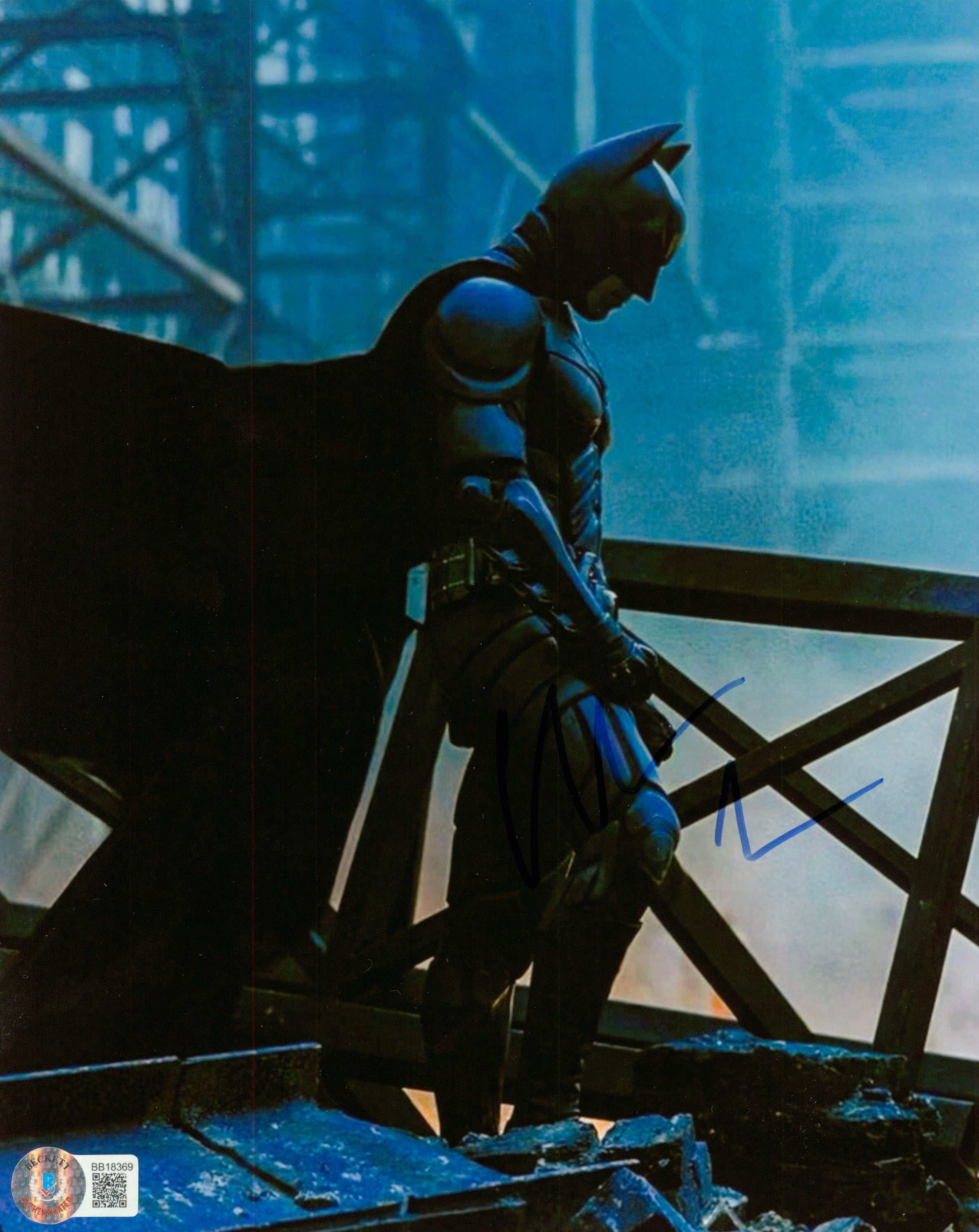 Christian Bale (Batman) signed 8x10