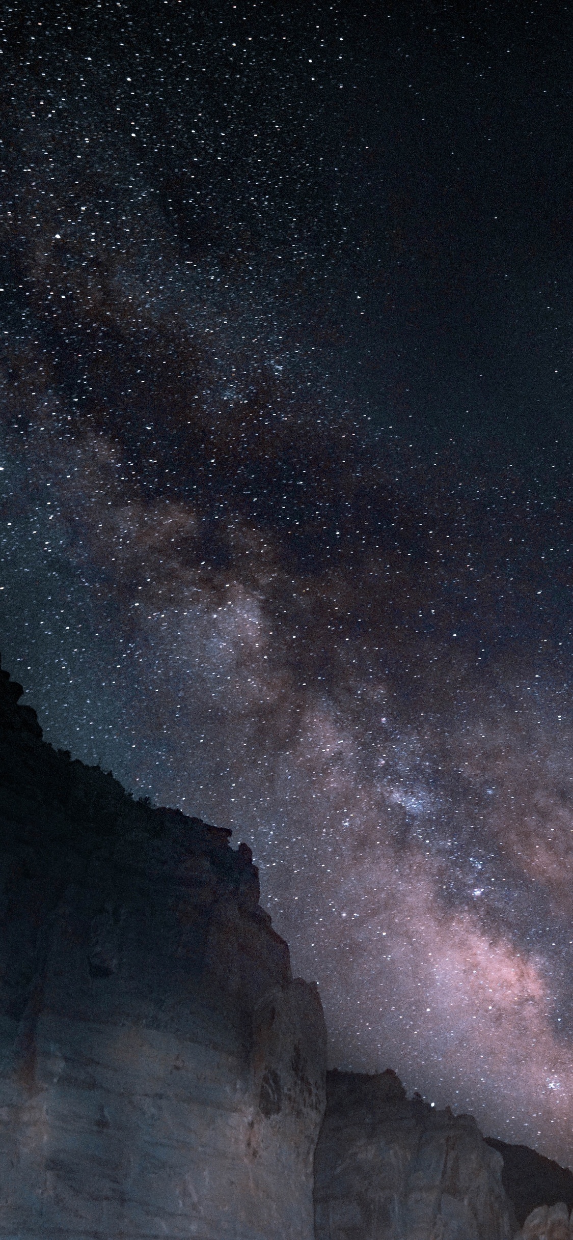 Milky Way Mountains 5k iPhone