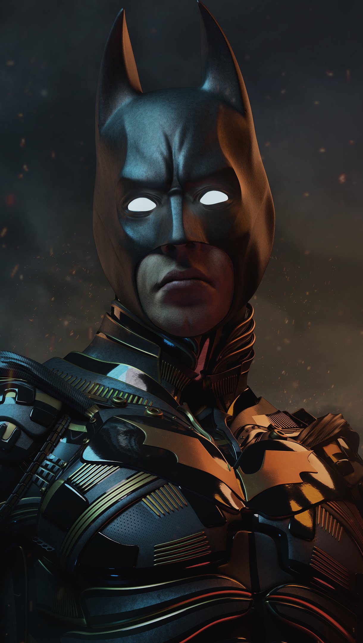 Christian Bale as Batman Wallpaper 4k