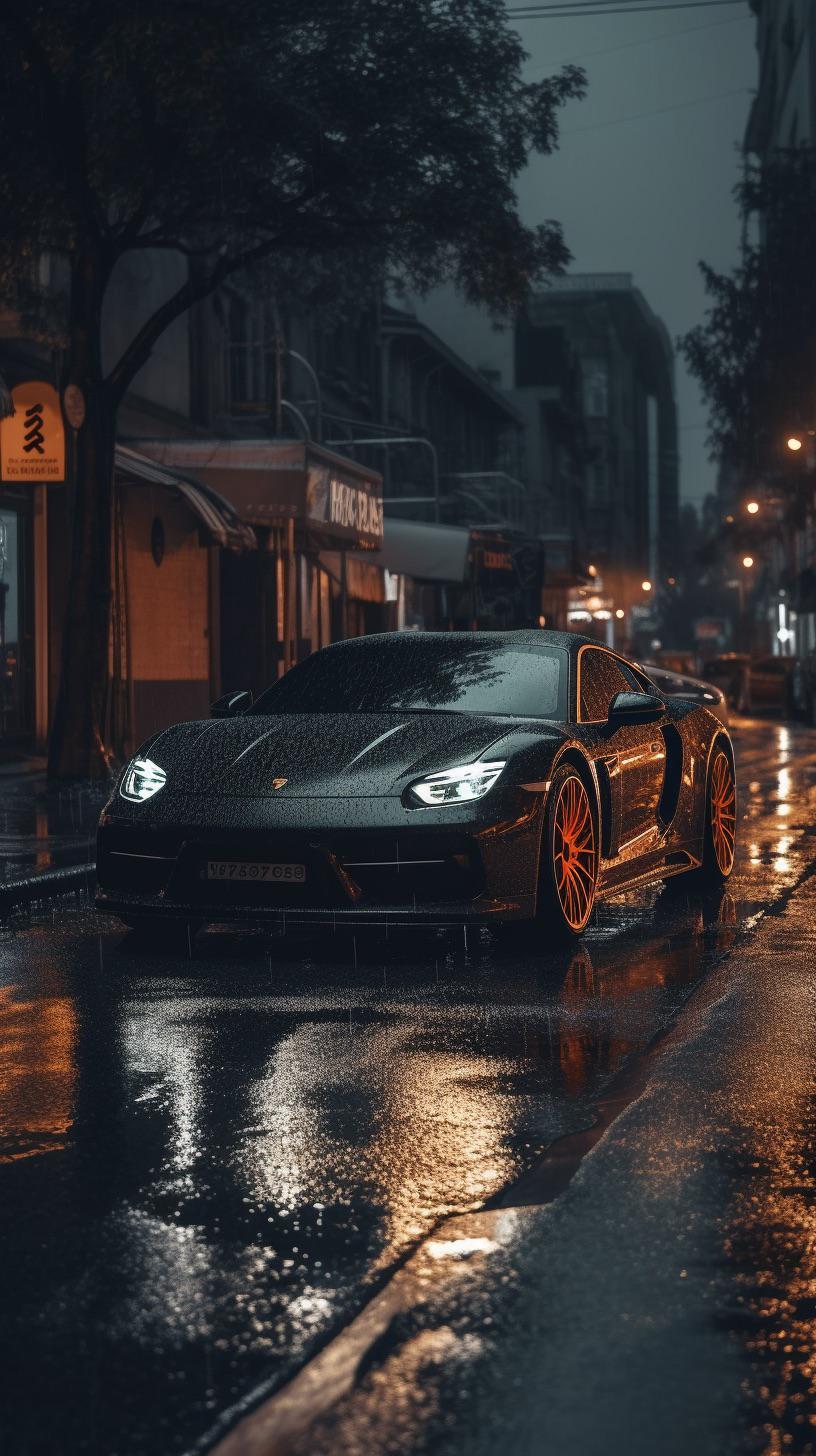 Midjourney v5 cars phone wallpaper, r