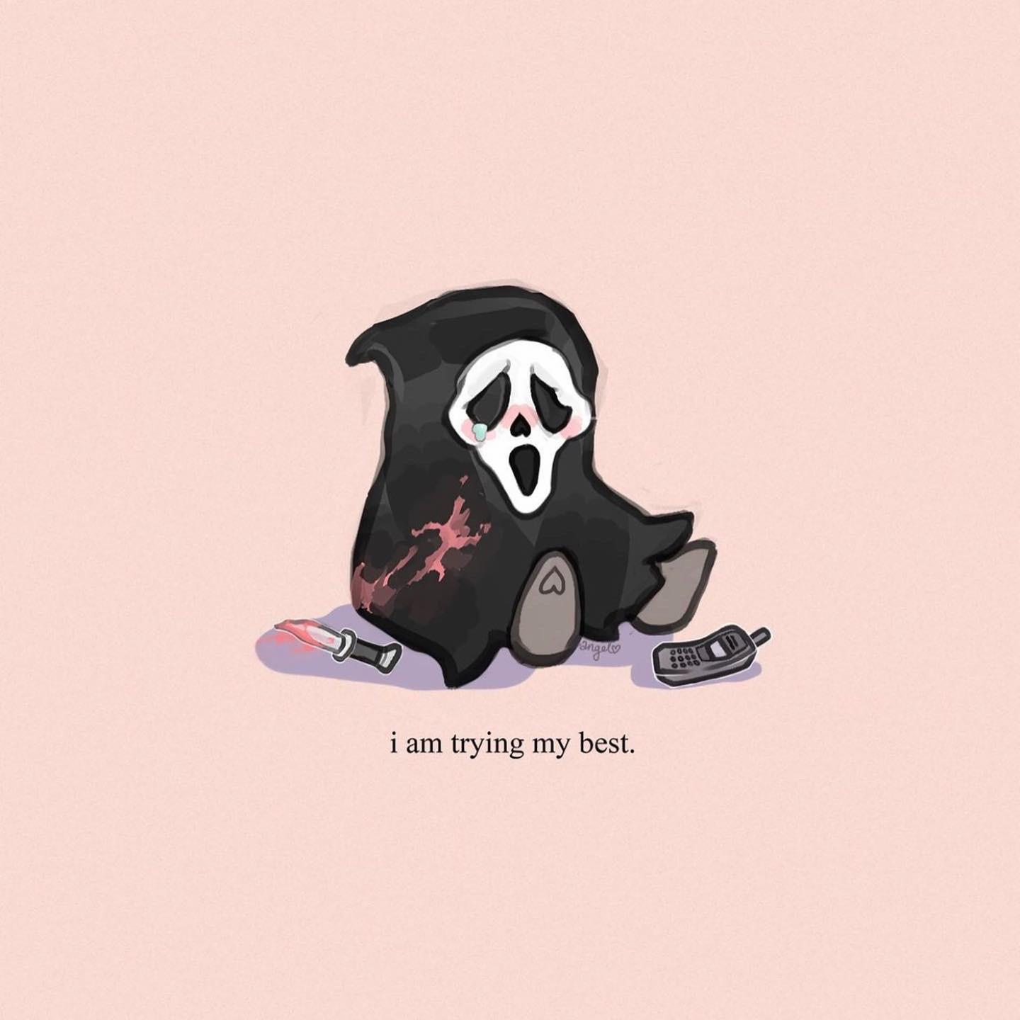 Sad Ghostface inspired