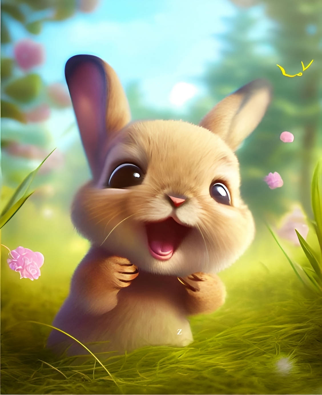 cute bunny Wallpaper