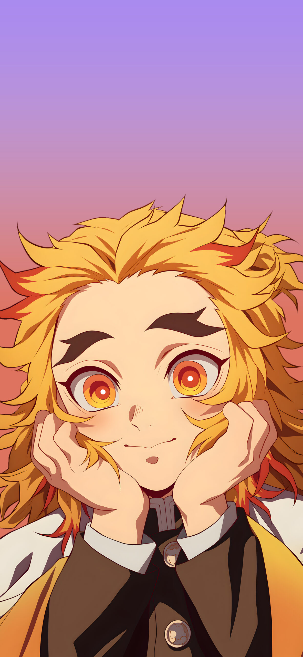 Rengoku Demon Slayer Happy Wallpaper