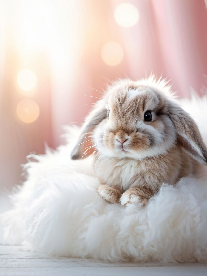 Cute baby bunny