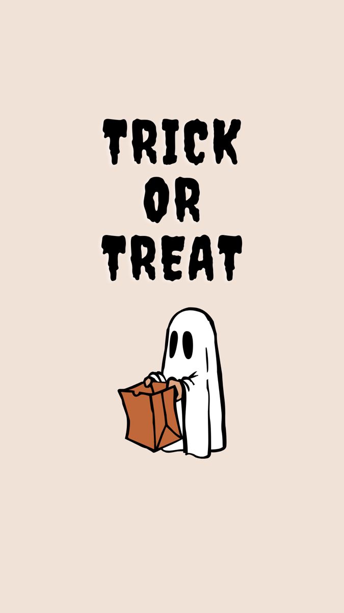 Trendy Halloween Ghost Wallpaper