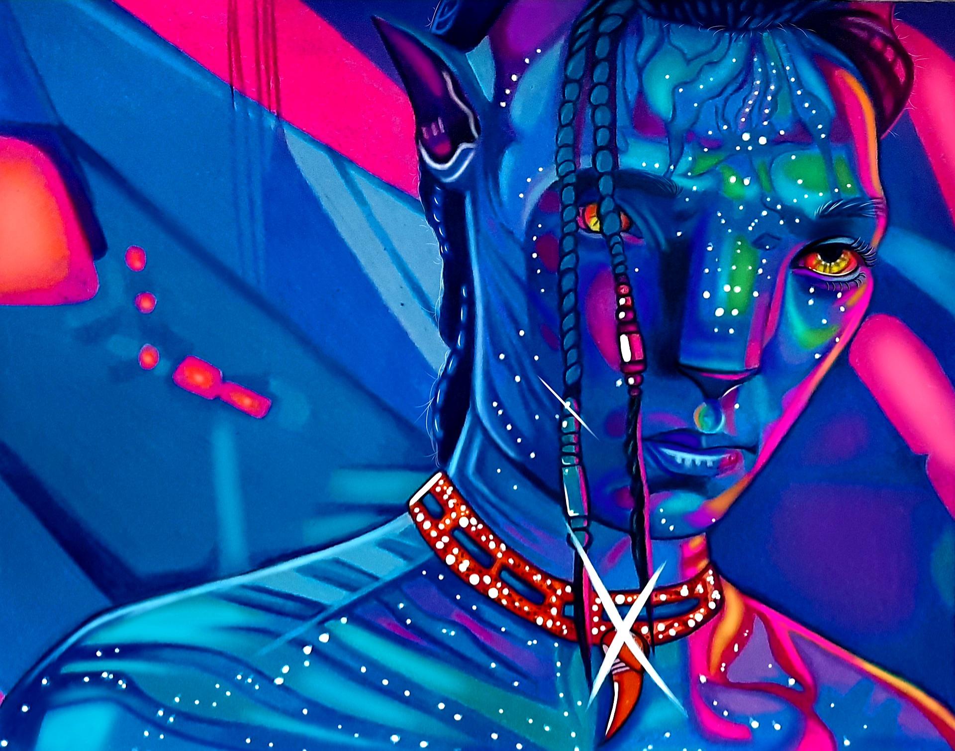 My colored pencil artwork of Lo'ak