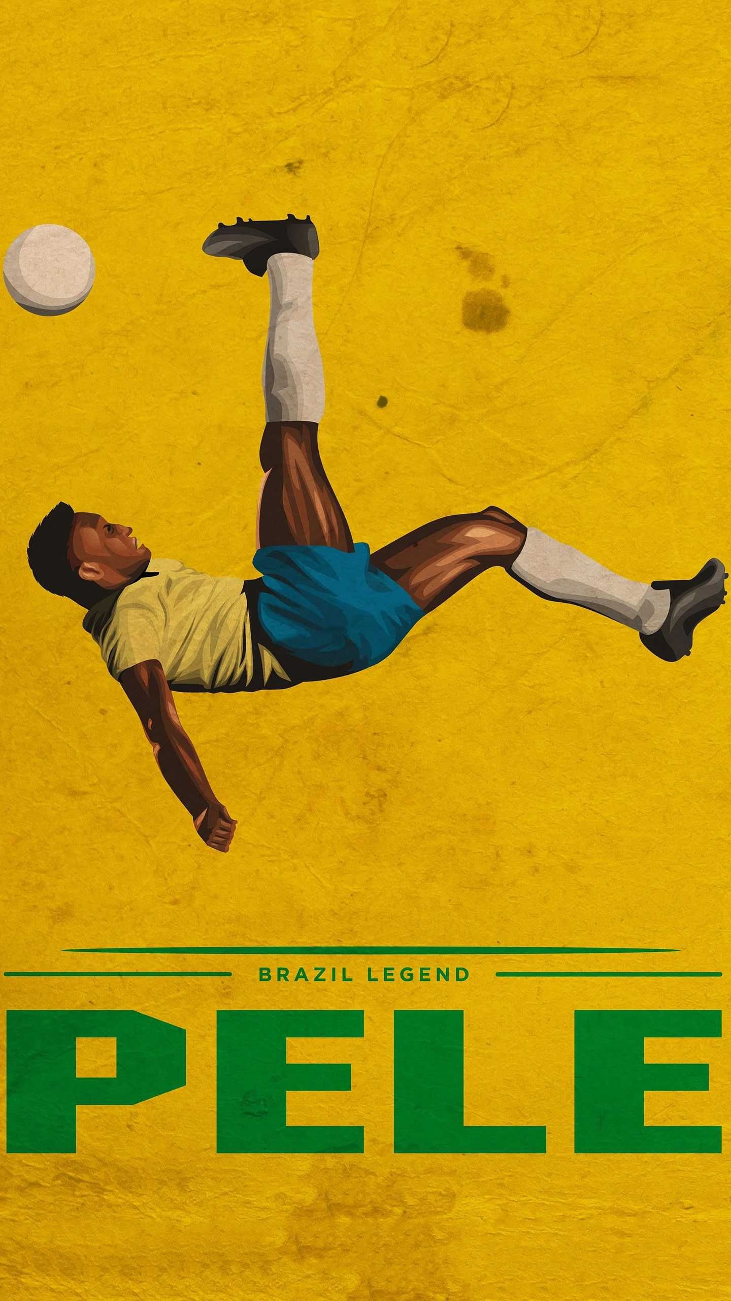 Pele Wallpaper. Bicycle kick