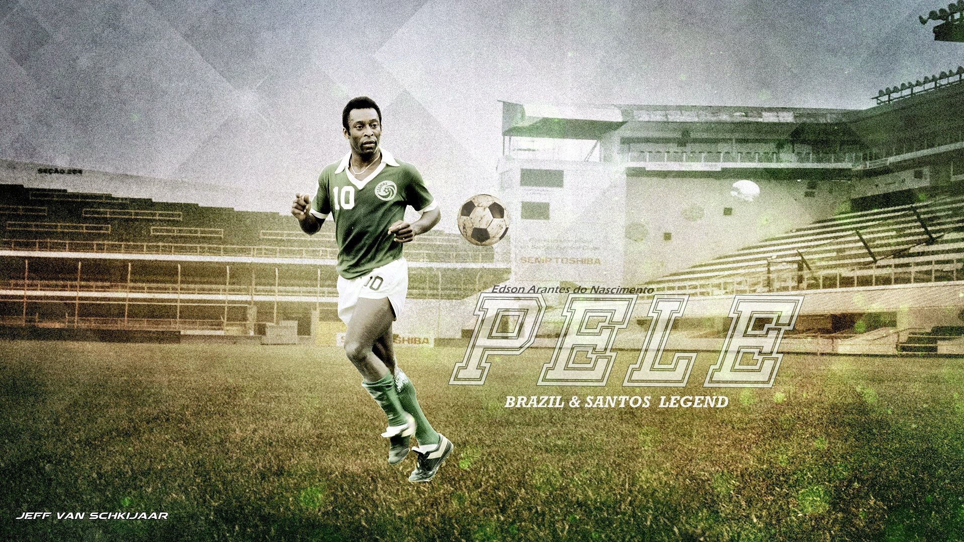 Brazilian Soccer Pele Sports HD Wallpaper