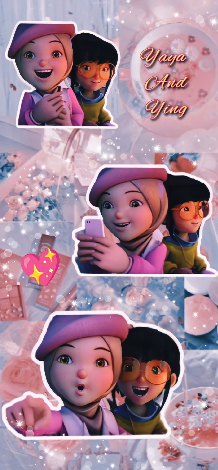 Wallpaper yaya dan ying°v^