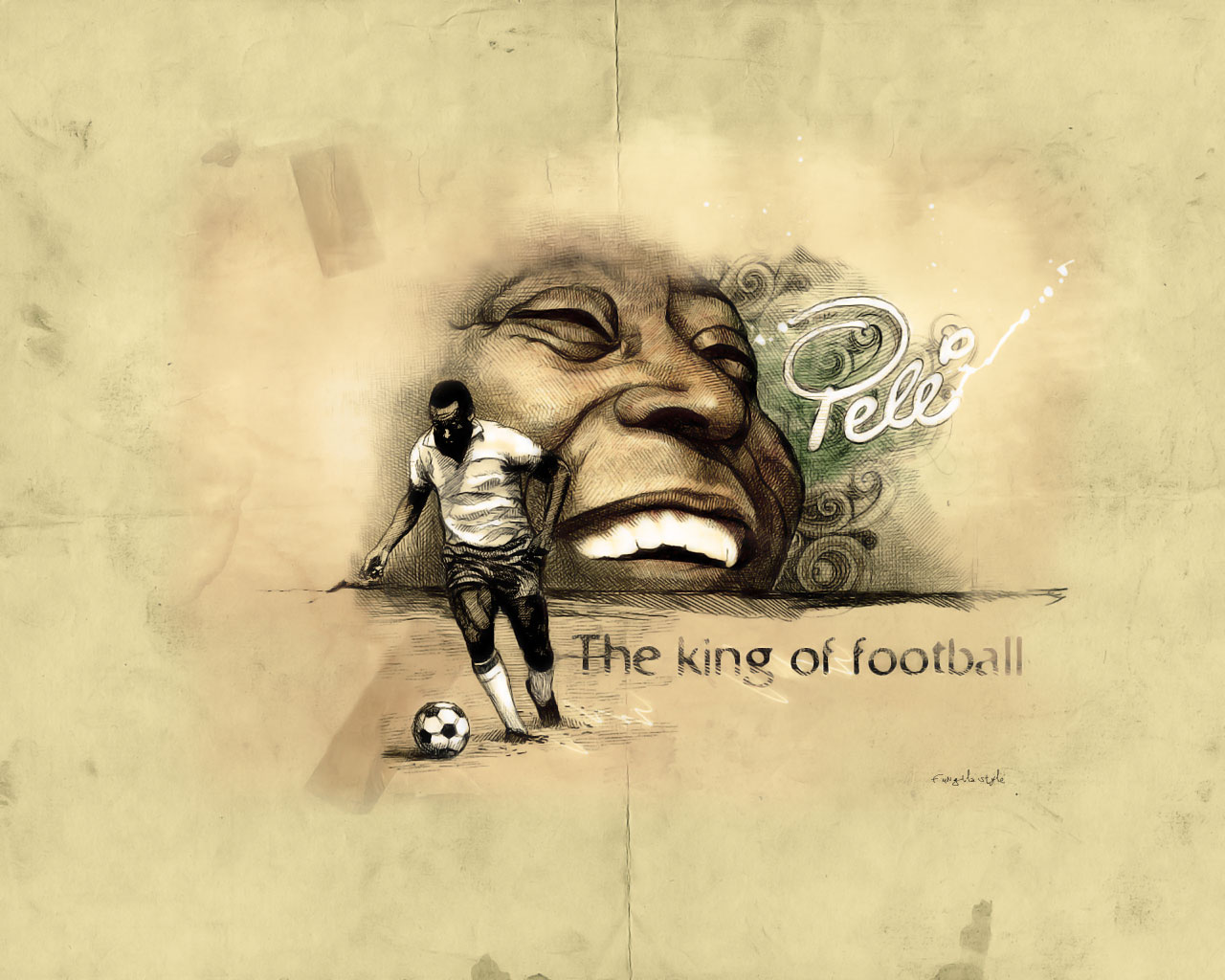 Pele wallpaper for mobile phone