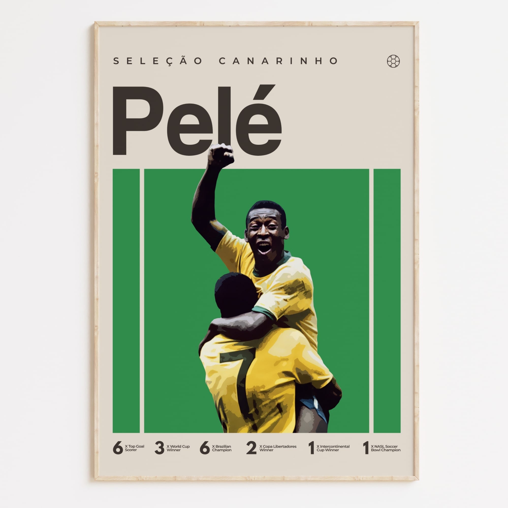 Pele Brazil Poster Pele, Brazil Big Weekend