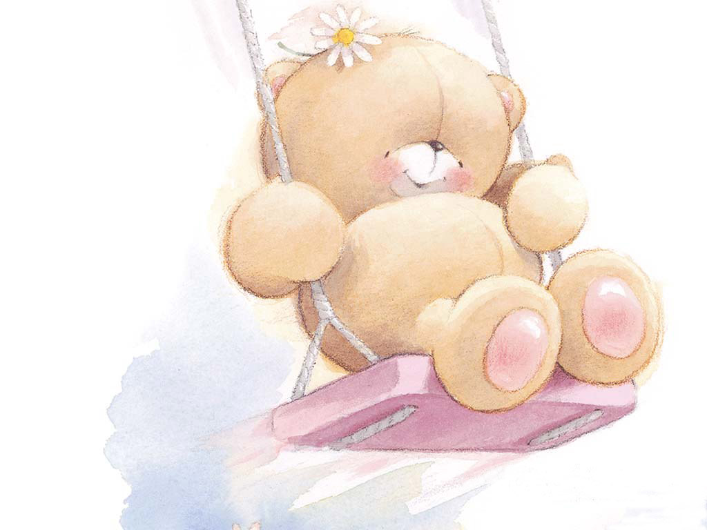 Animasi Cute Anime Bear Desktop HD
