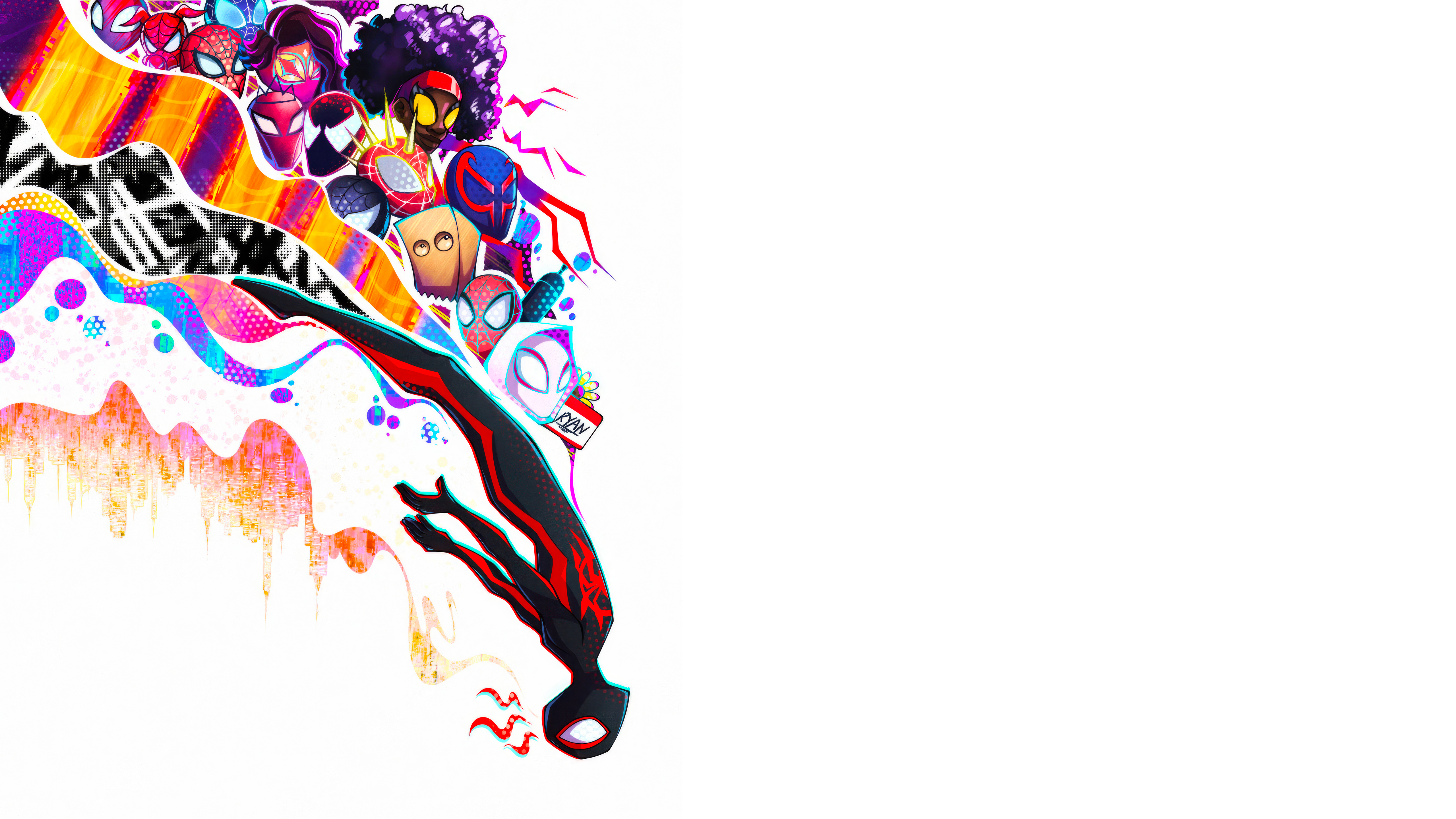 Spider Verse 4K Wallpaper: Swing With