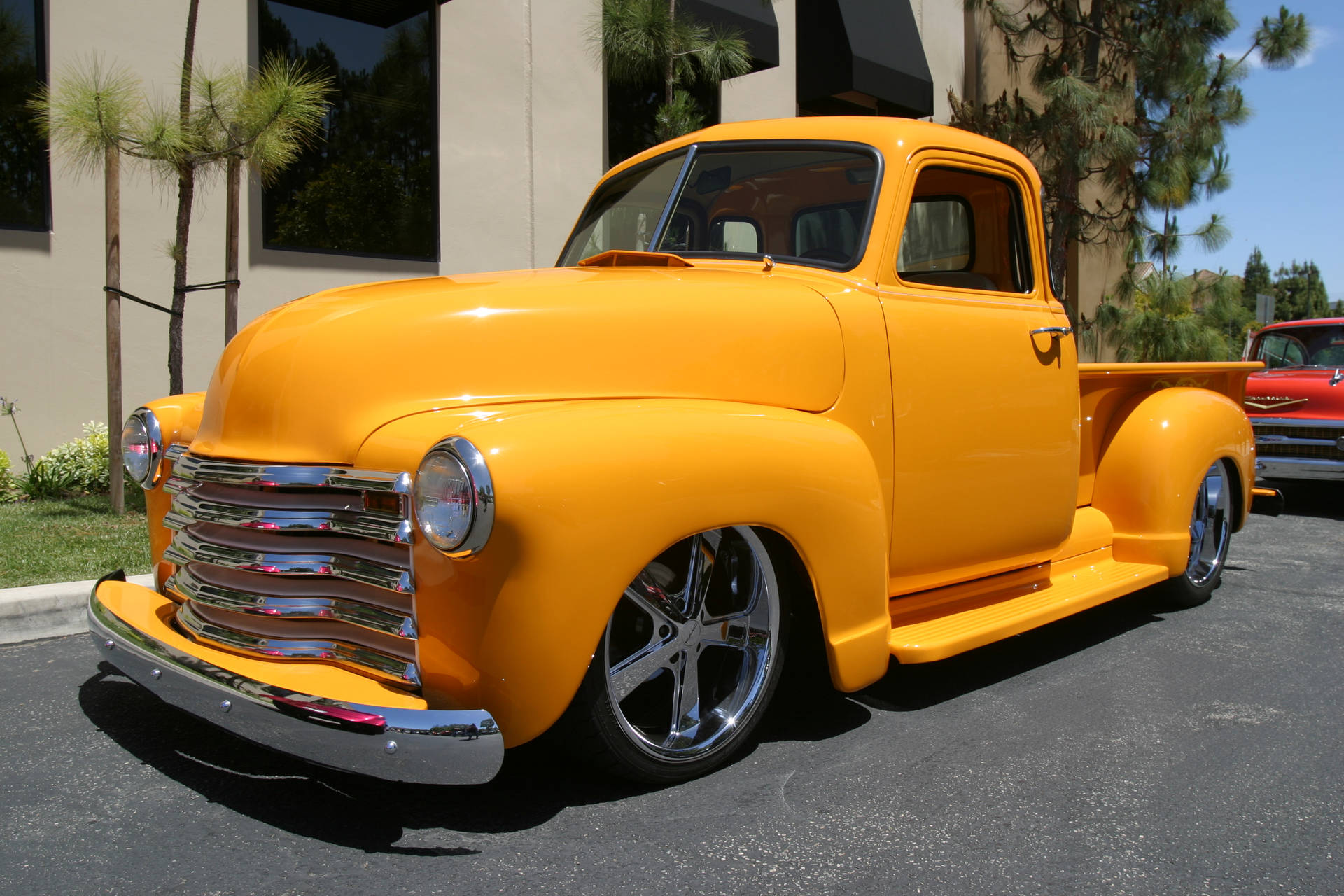 Download Lowrider Yellow Chevrolet 3100
