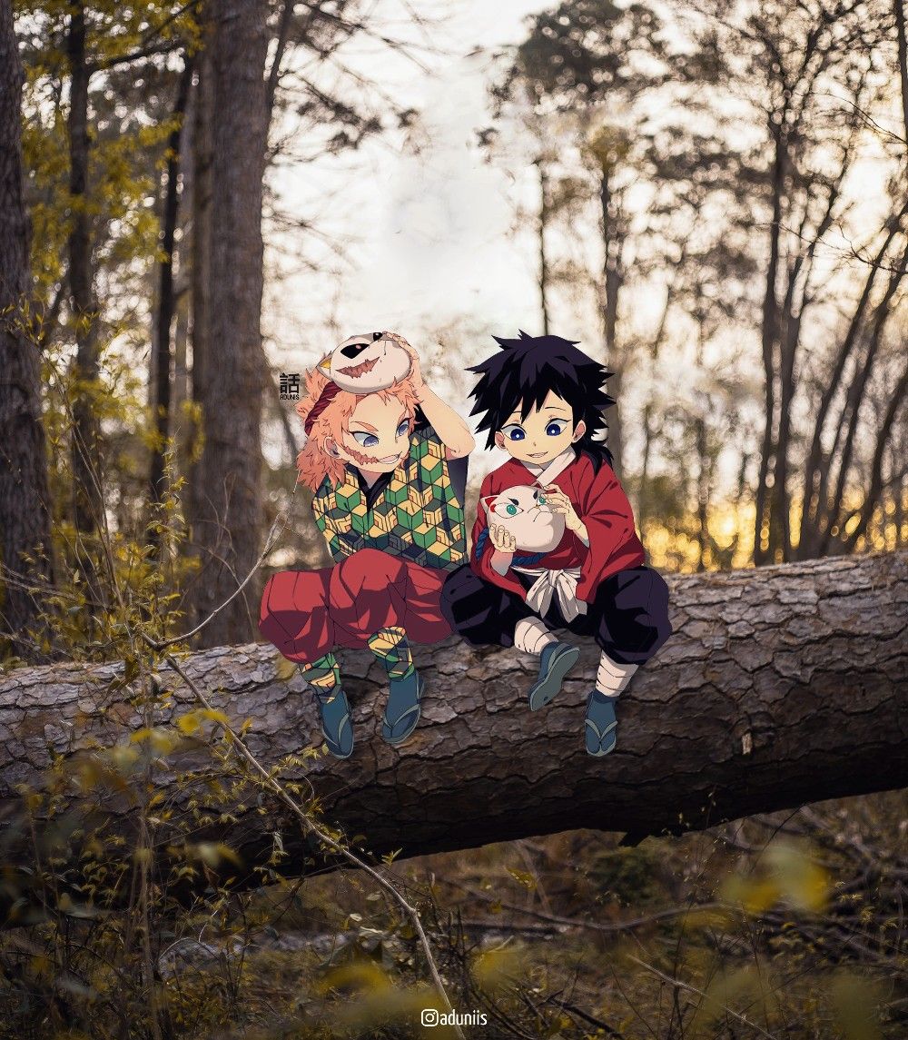 Giyuu tomioka and sabito. Anime, Tomi