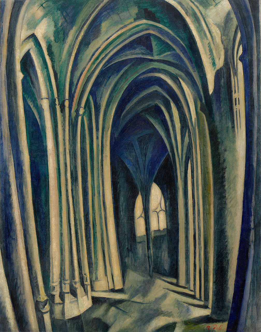 Robert Delaunay. Saint Séverin No. 3