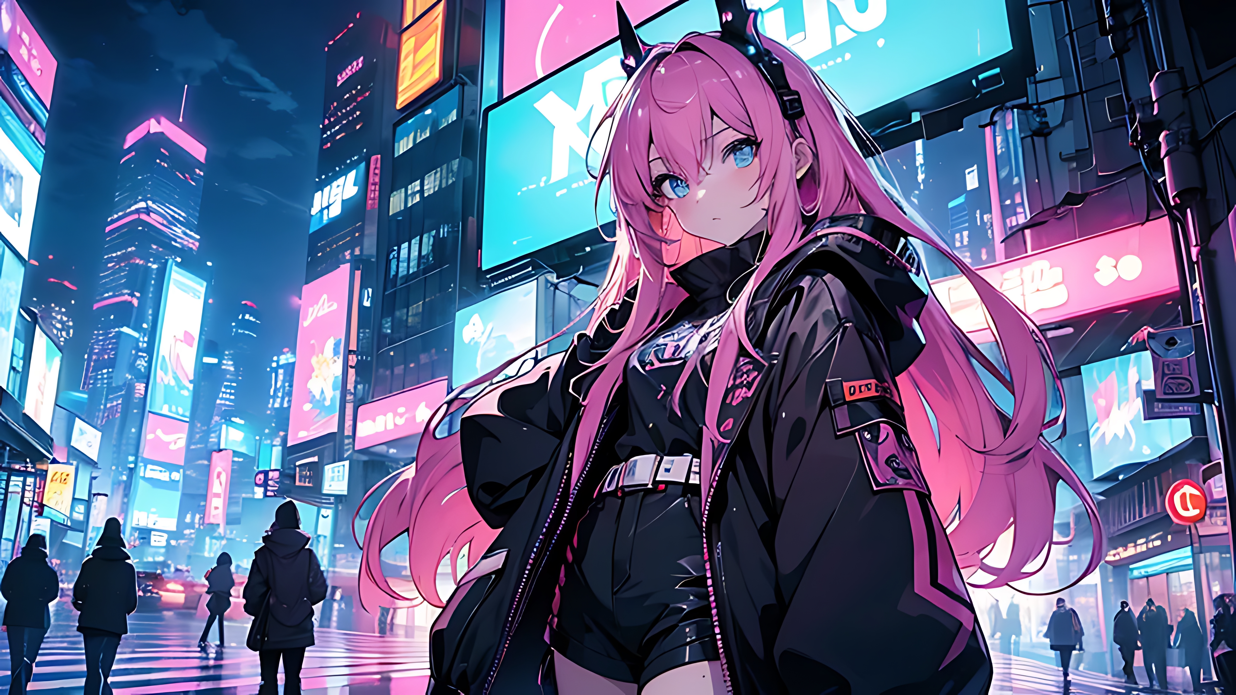 cyberpunk anime girl