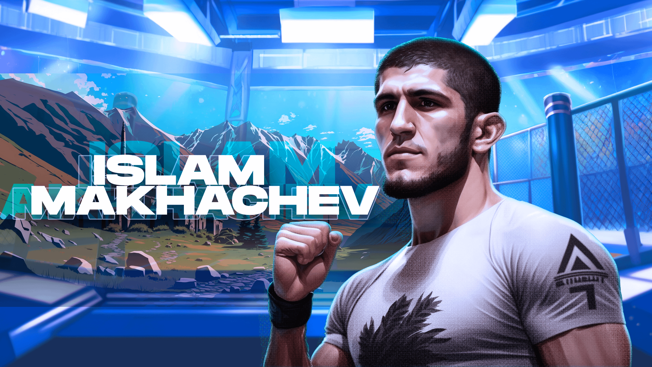Islam Makhachev X MidjourneyAI. Created