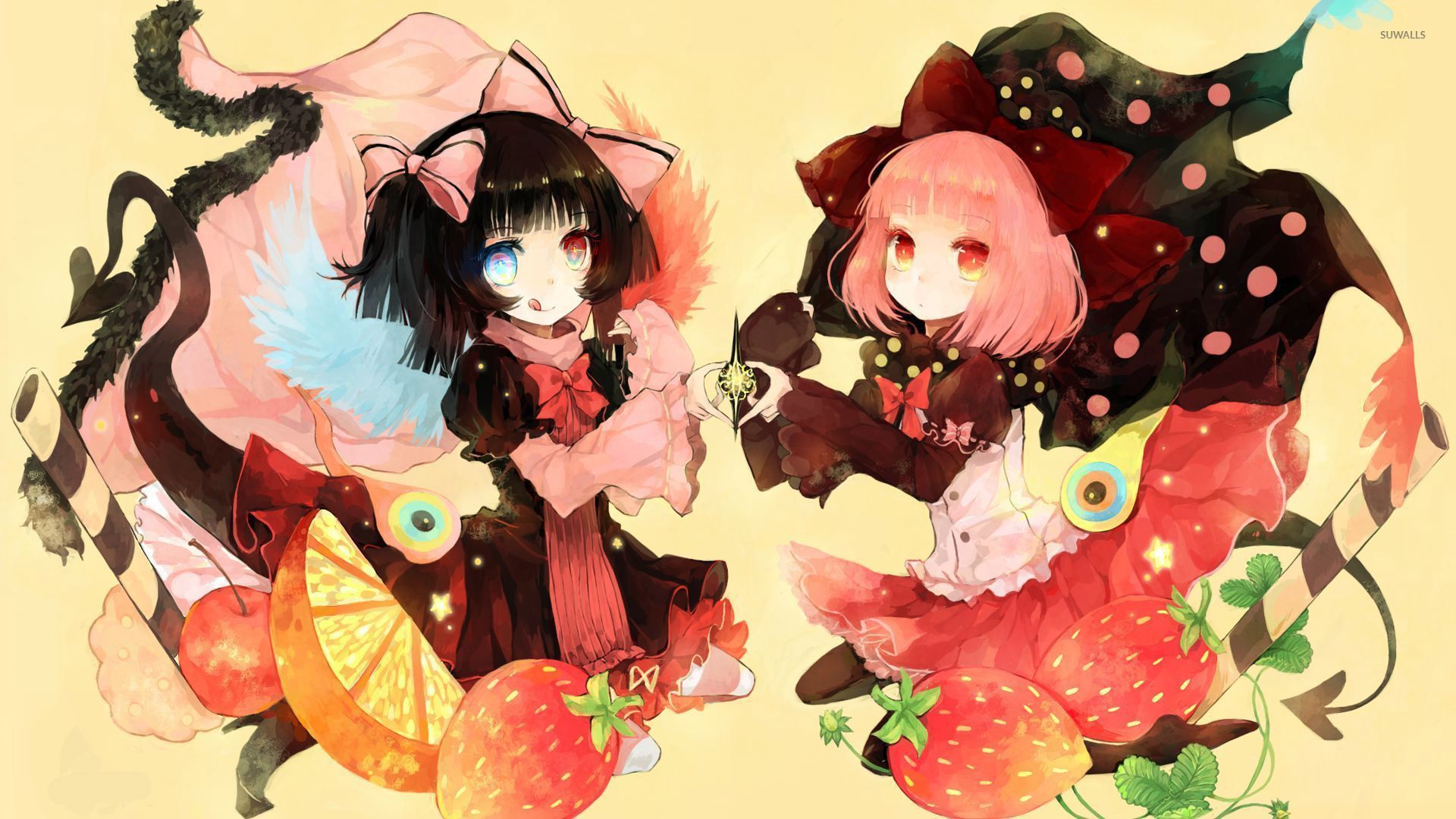 Homura Akemi and Madoka Kaname