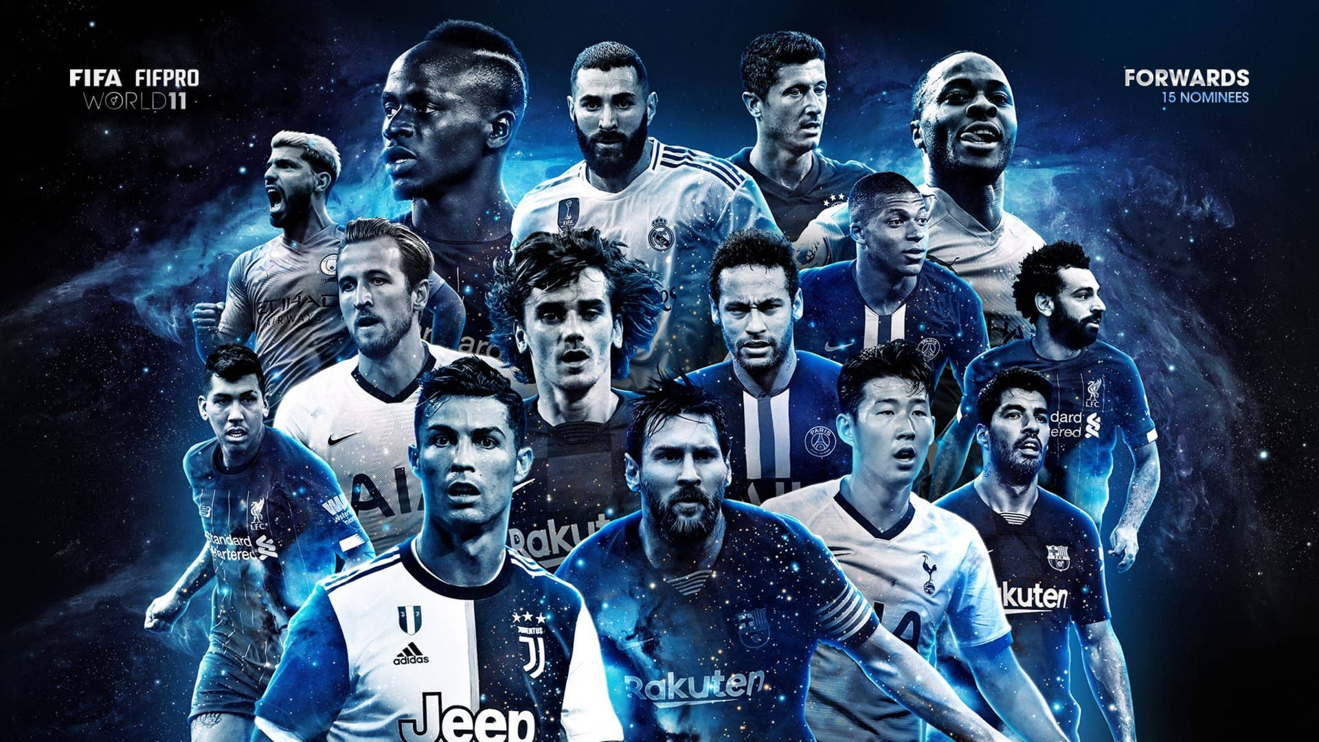 Download Soccer Players Fifa Blue