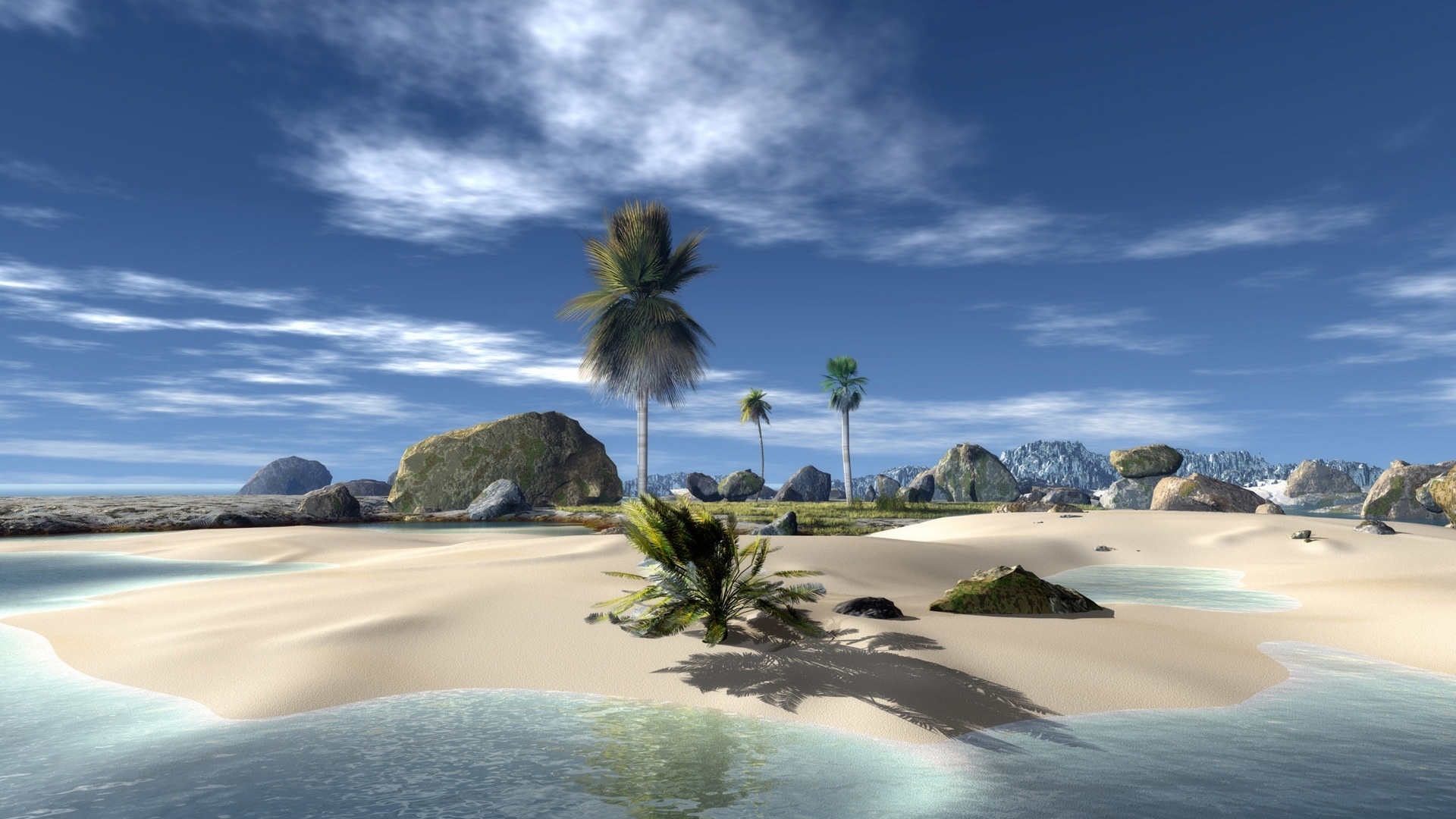 Summer landscape 1920 x 1080 HDTV 1080p