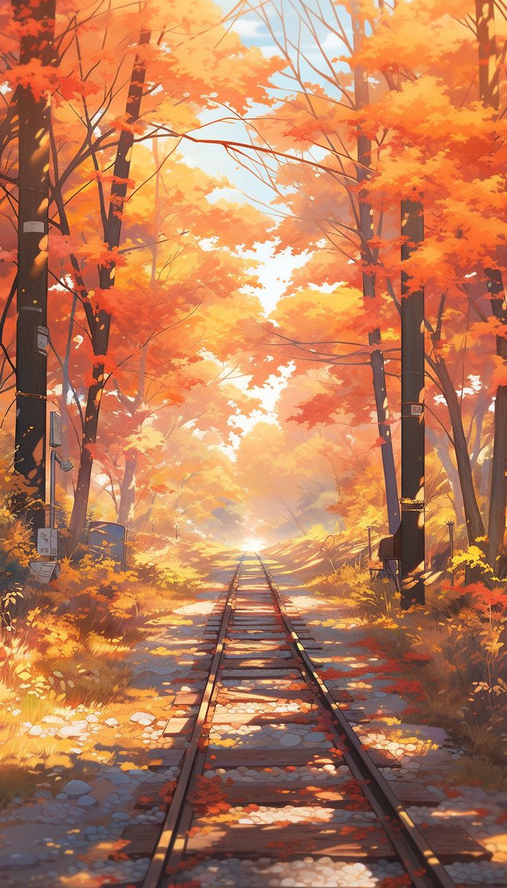 Golden Autumn Moments: Wallpaper Bliss