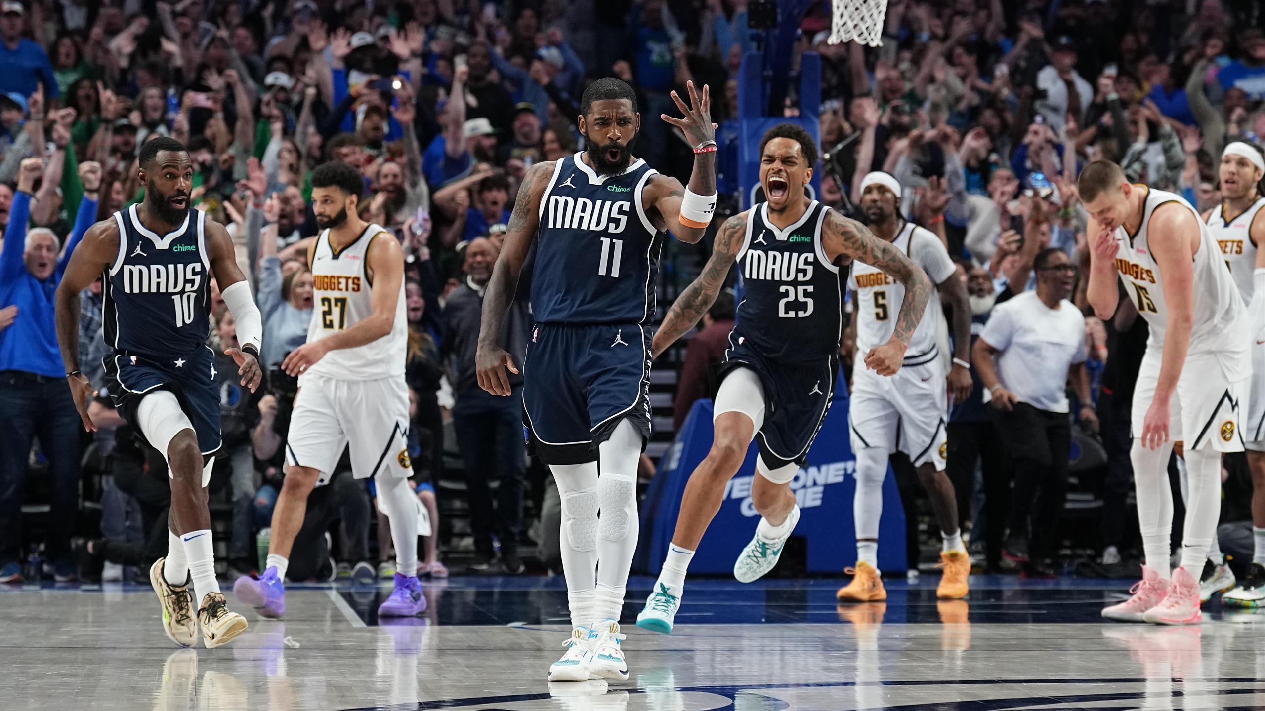 NBA: Kyrie Irving hits buzzer beater