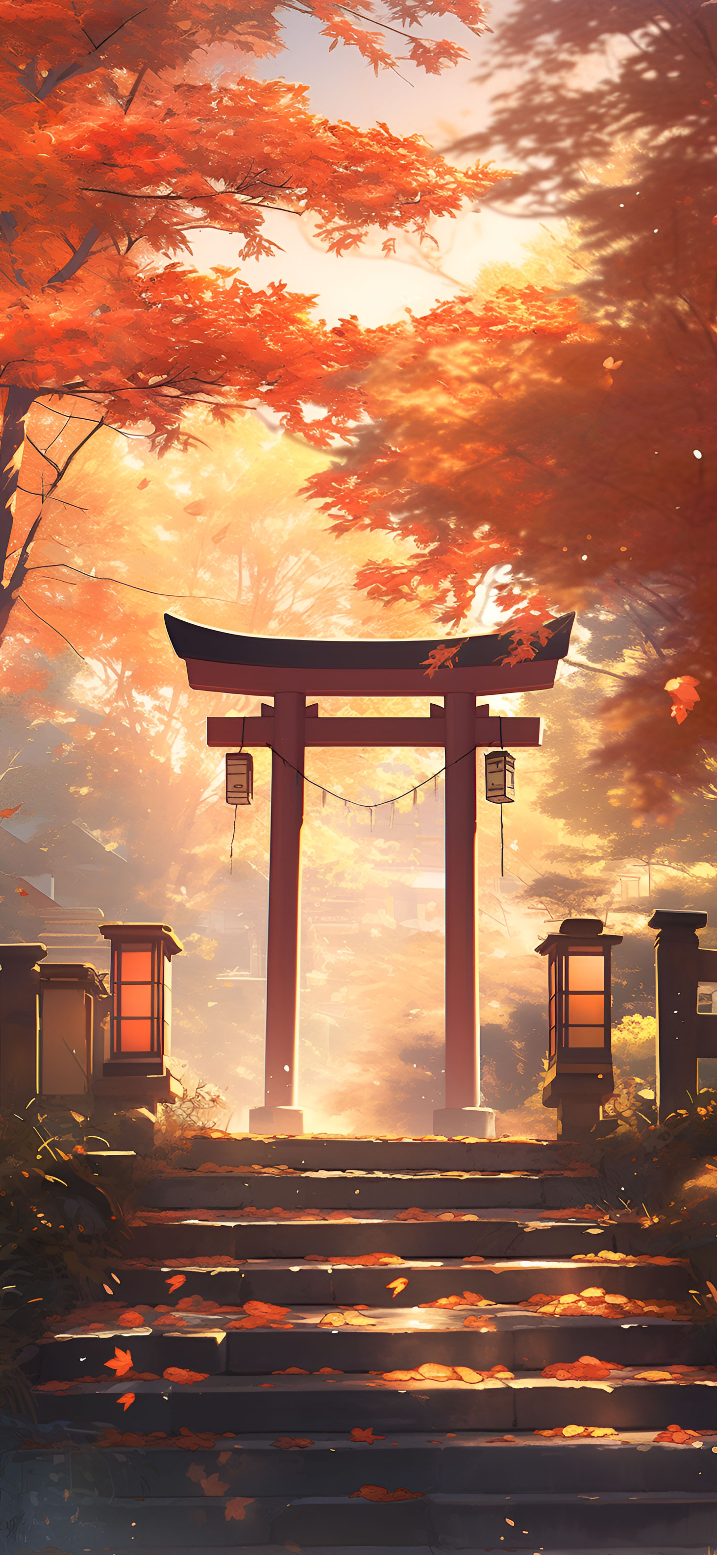 Japanese style Fall Background
