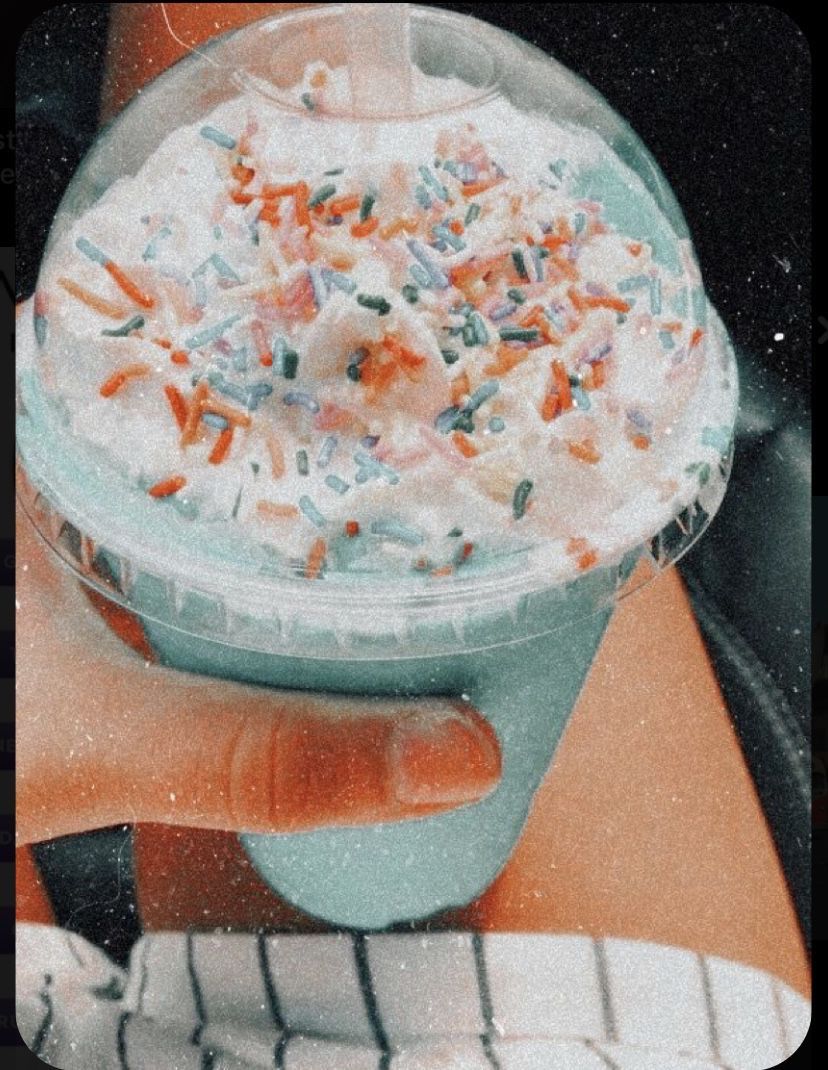 Milkshake aesthetic wallpaper. Cute