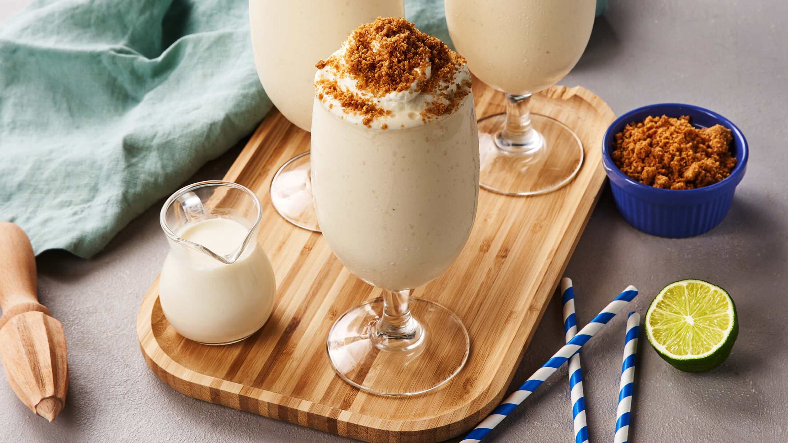 Homemade Key Lime Milkshake