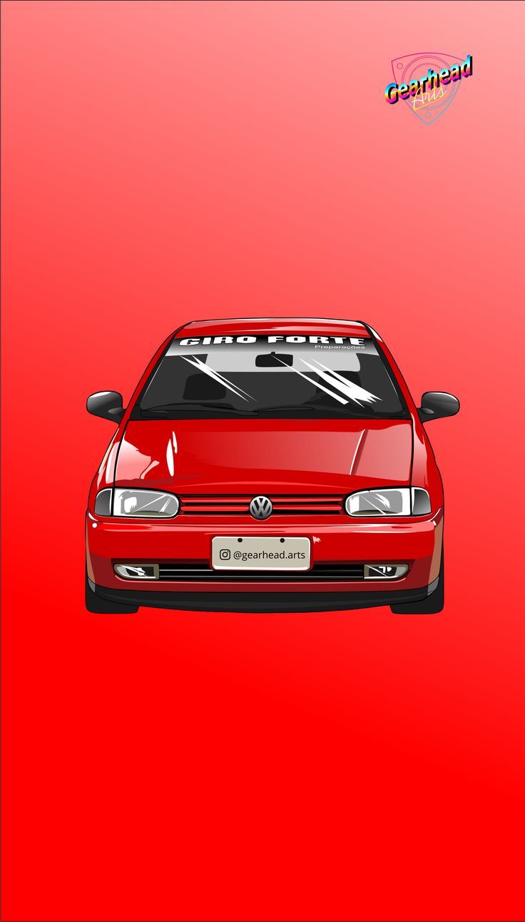 Wallpaper Volkswagen Gol Vermelho