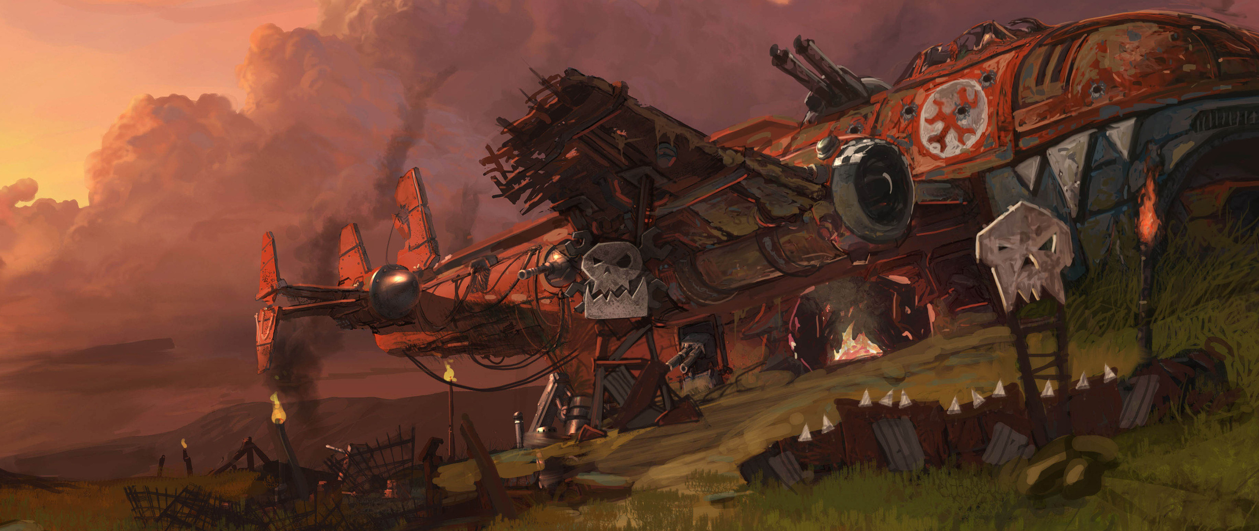 Ork WAAAGH! HD Wallpaper