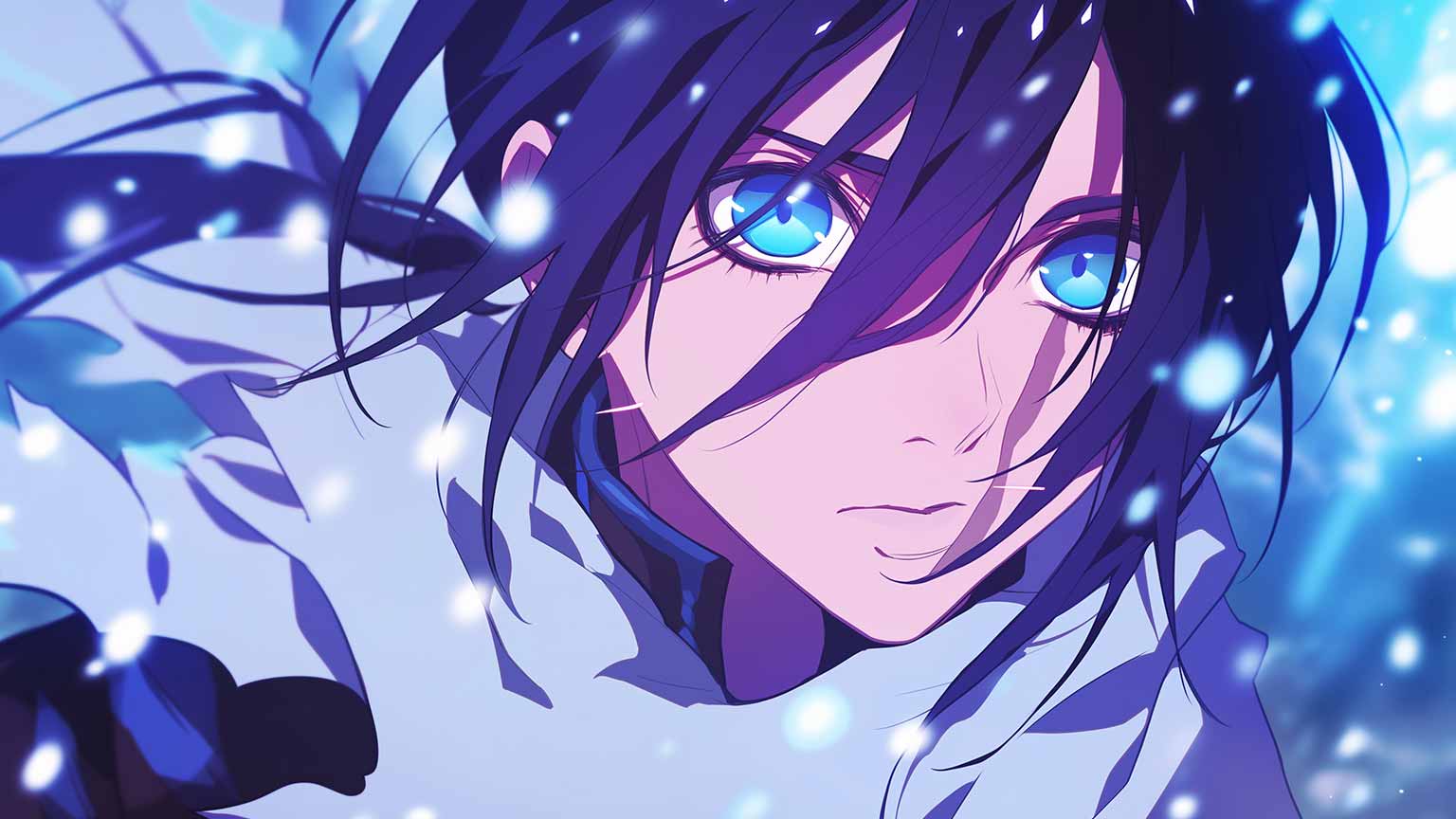 Noragami Yato Snow Gaze Desktop