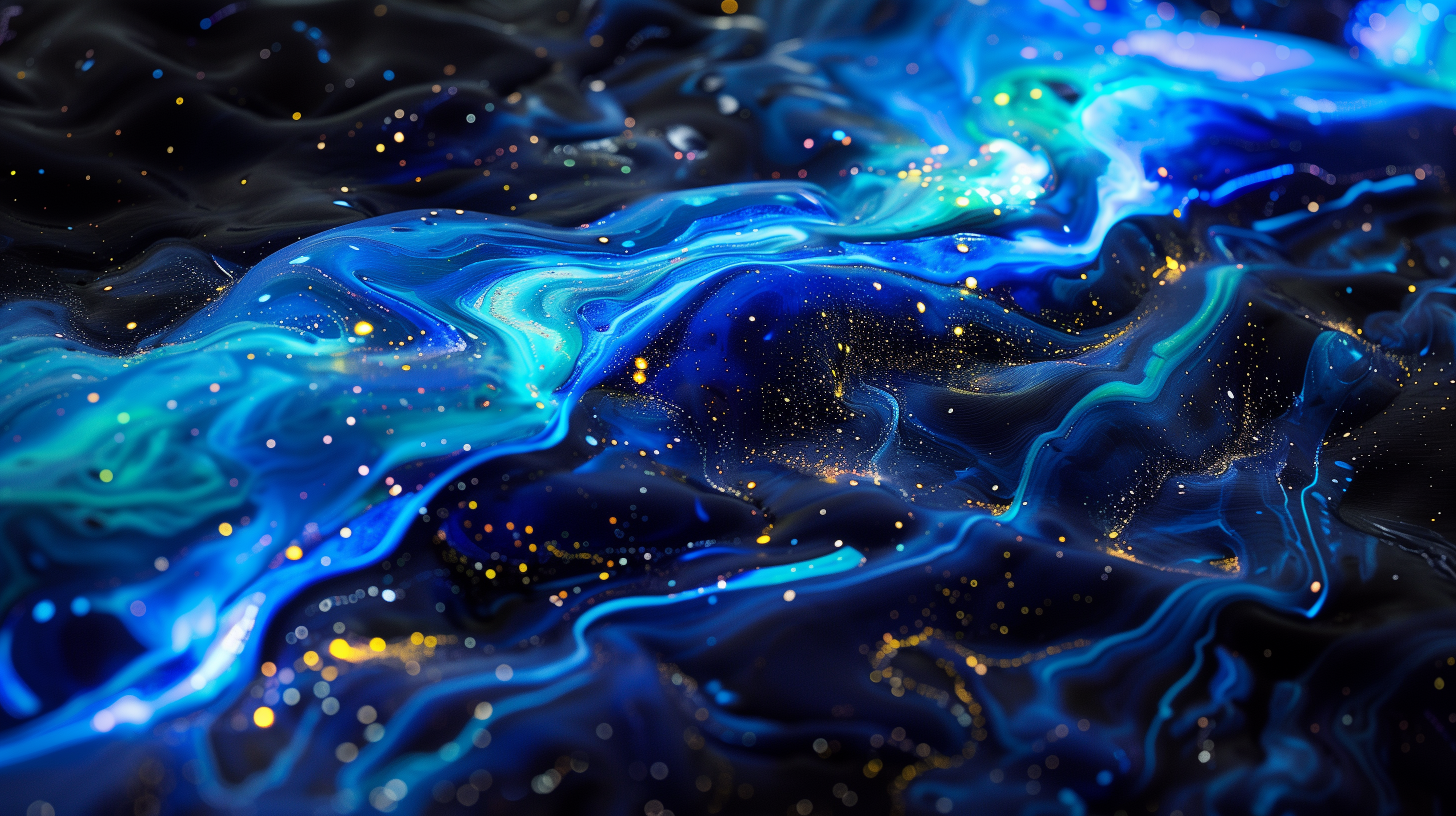 Blue Abstract Aesthetic HD Wallpaper