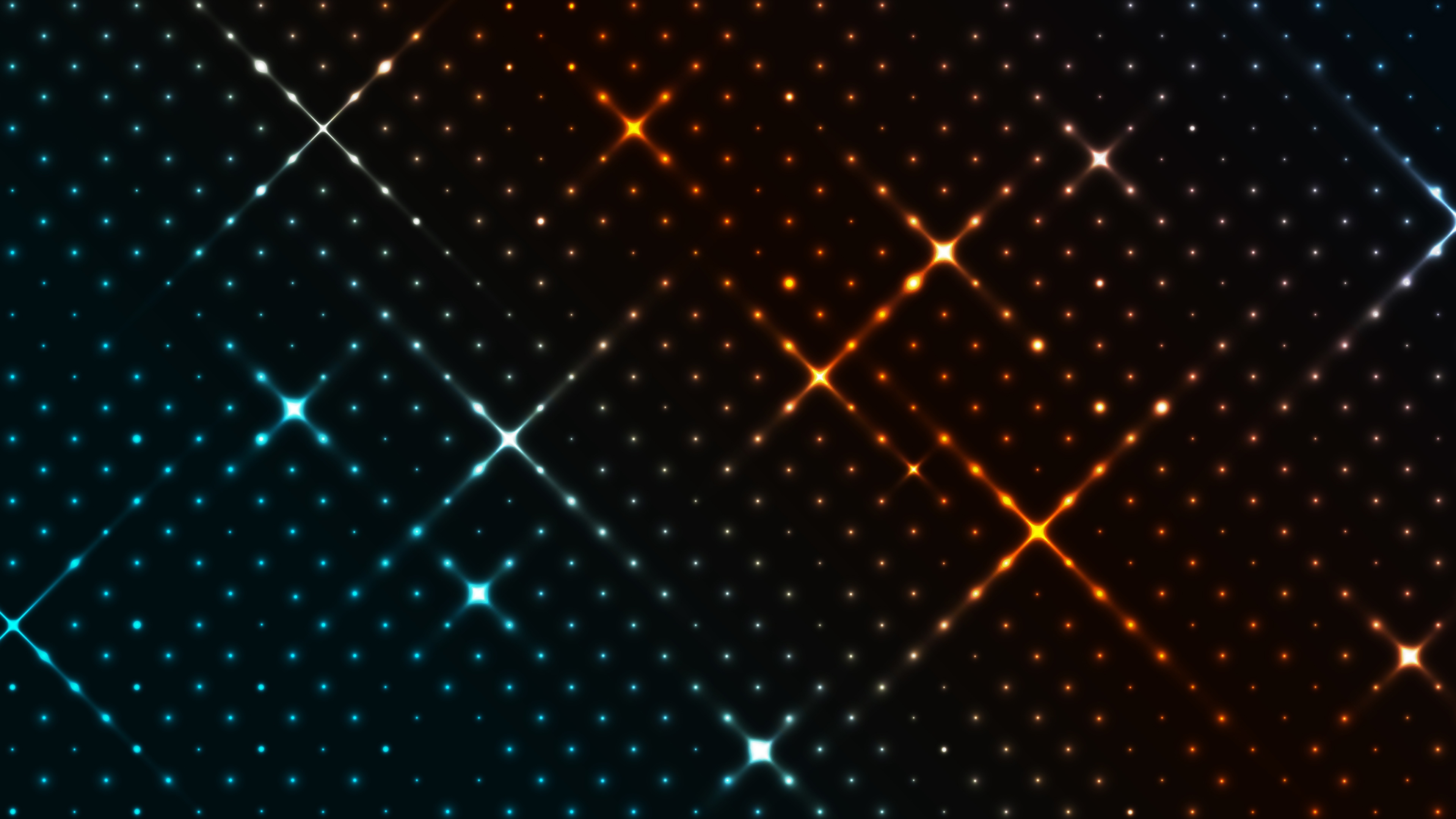 Pattern Wallpaper 4K, Glowing, Colorful