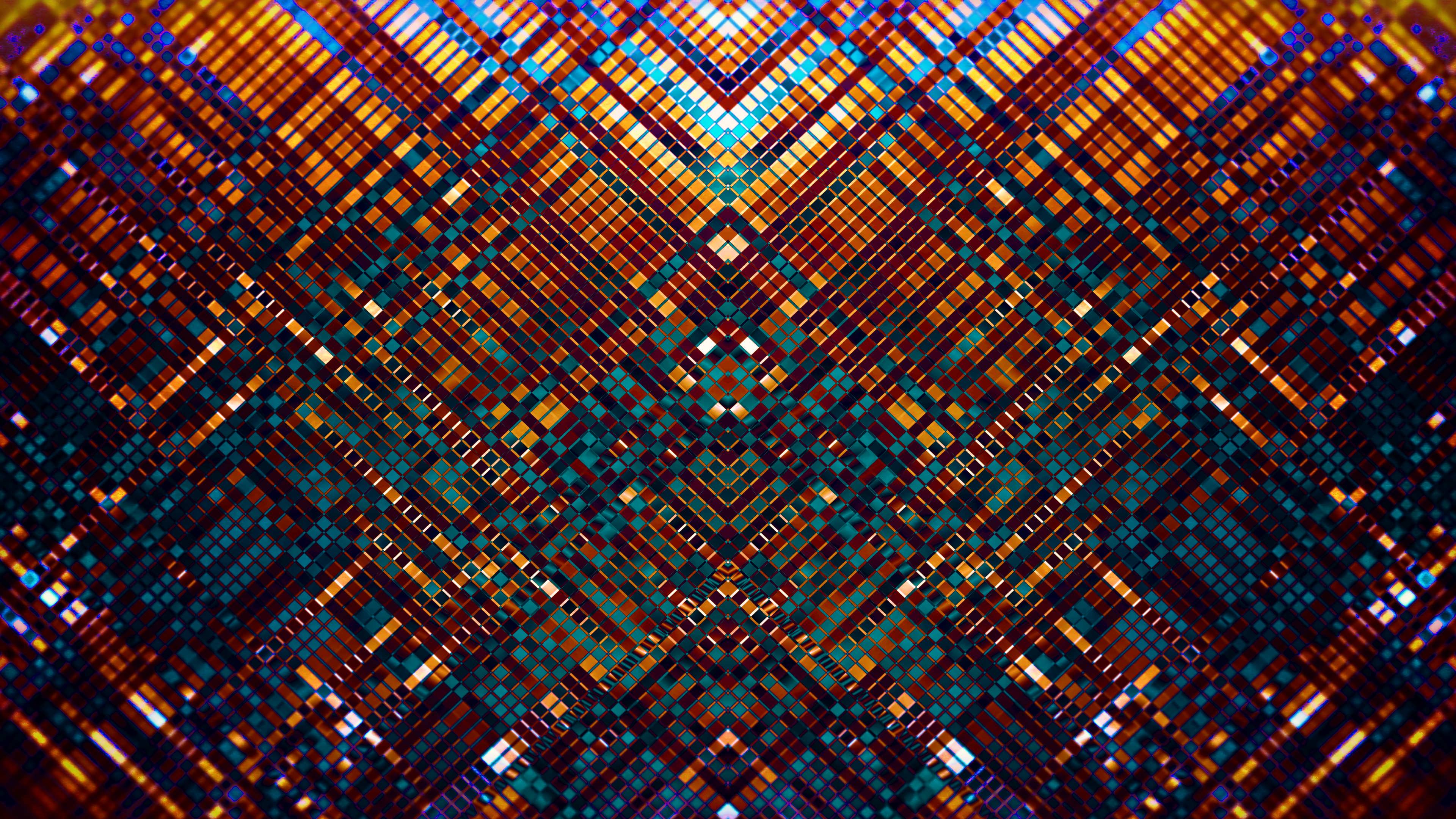 Paint Dots Abstract 4k Wallpaper, HD