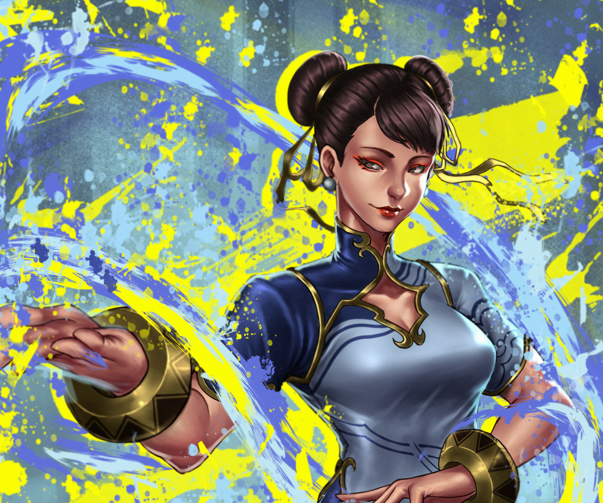 Download Chun Li (Street Fighter) Video Game Street Fighter HD Wallpaper By Raijin Art