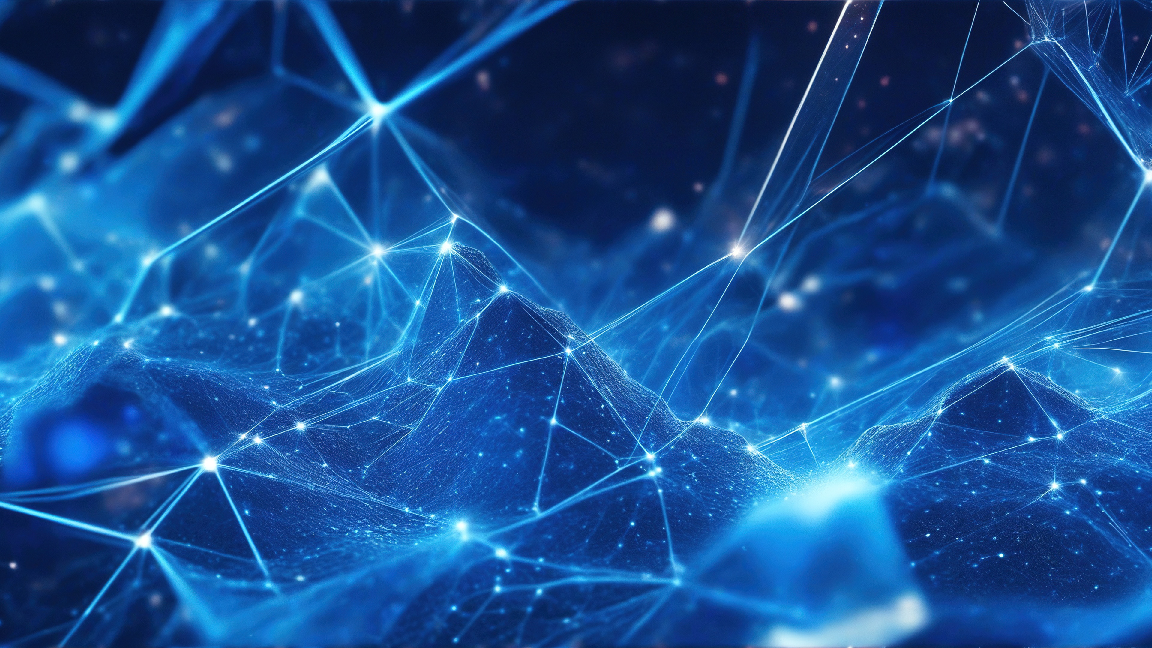 Connected dots Wallpaper 4K, Futuristic