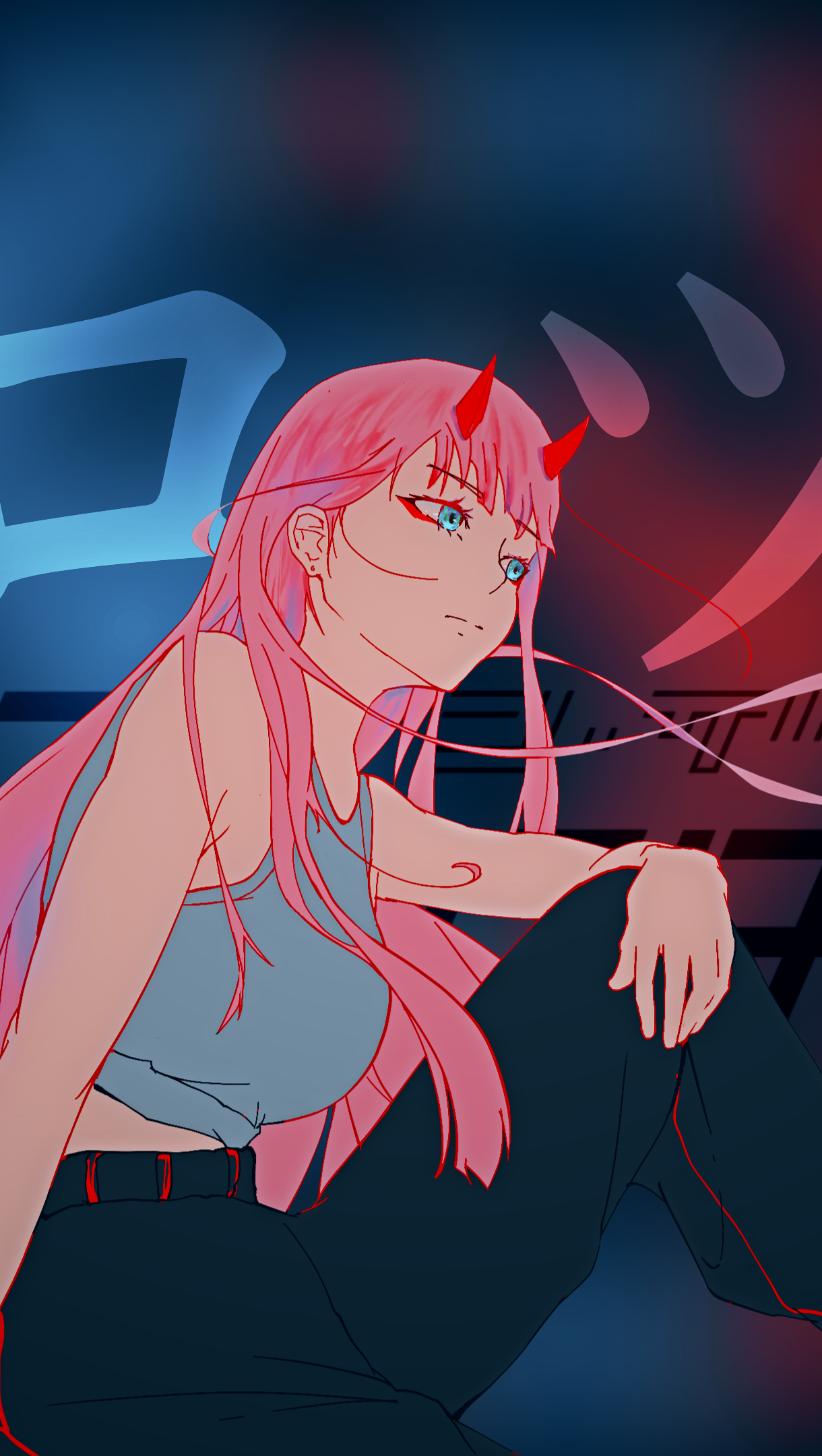 Zero Two (Darling In The FranXX) Phone