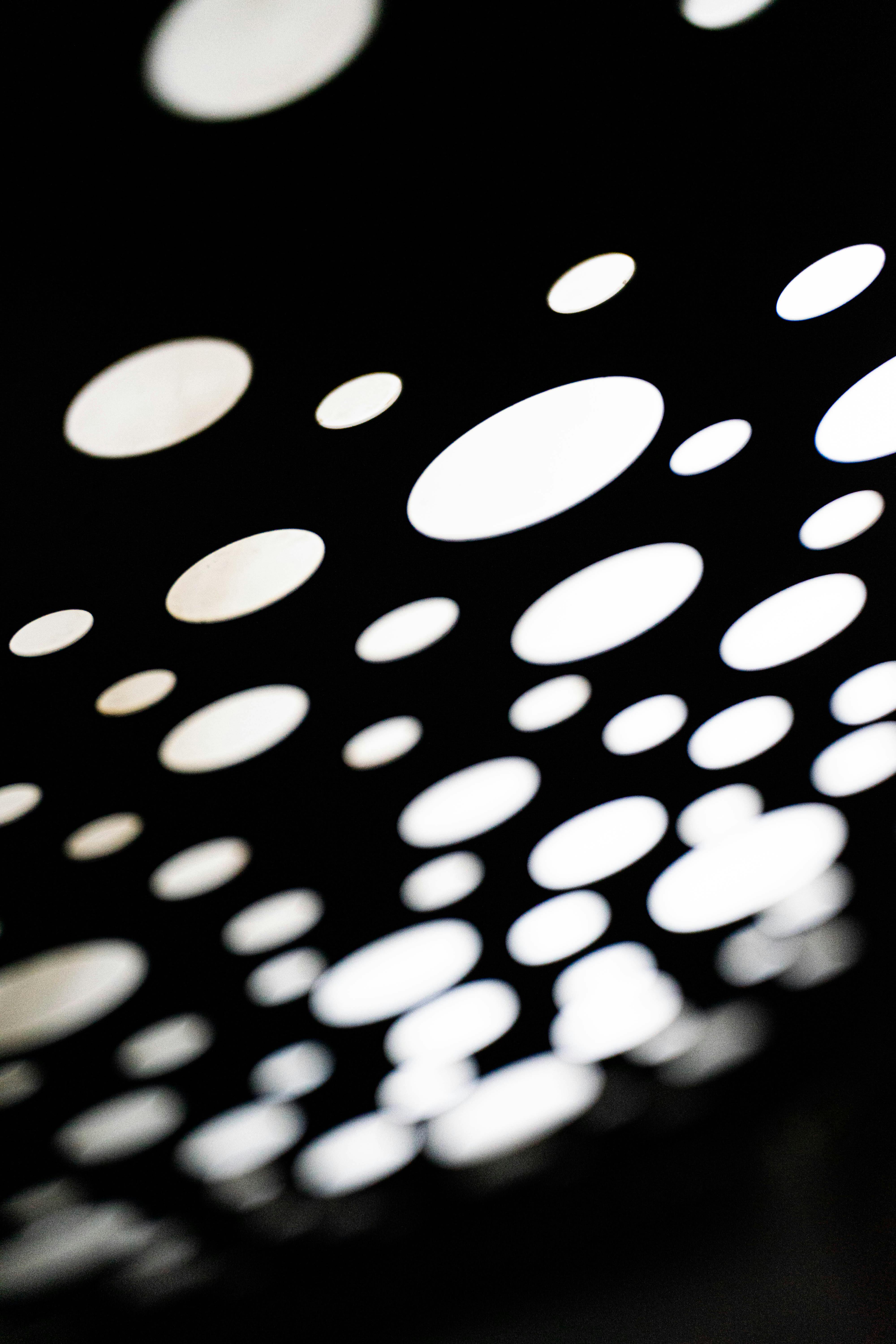 Black and White Polka Dot Wallpaper