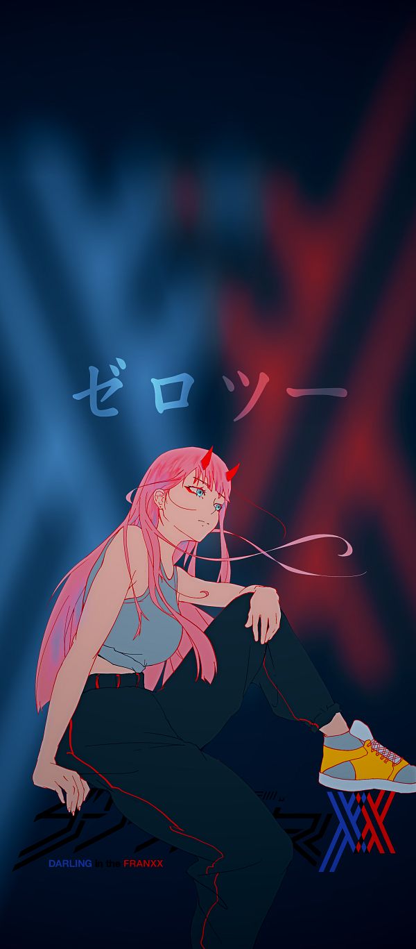 Zero Two, Wallpaper Anime