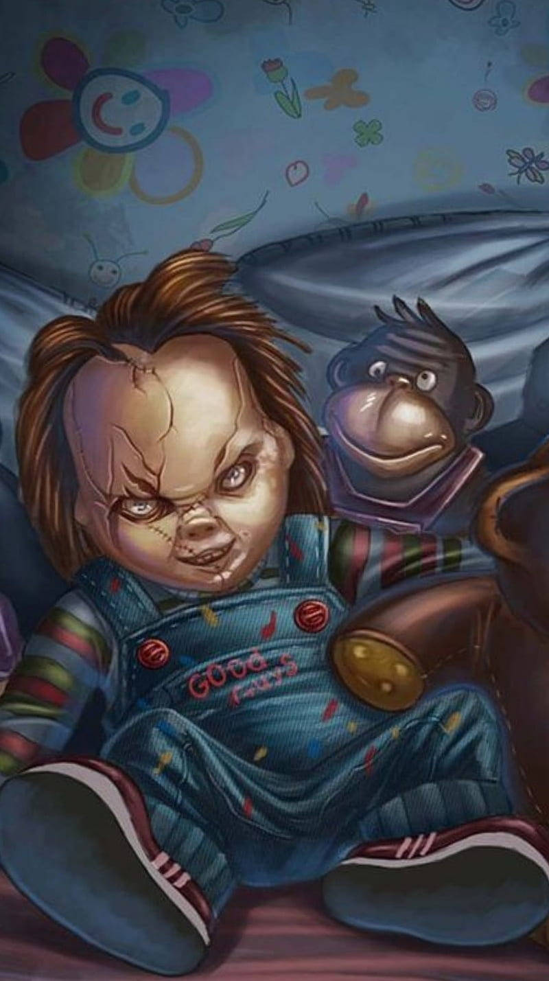 Download Chucky Horror Phone Wallpaper