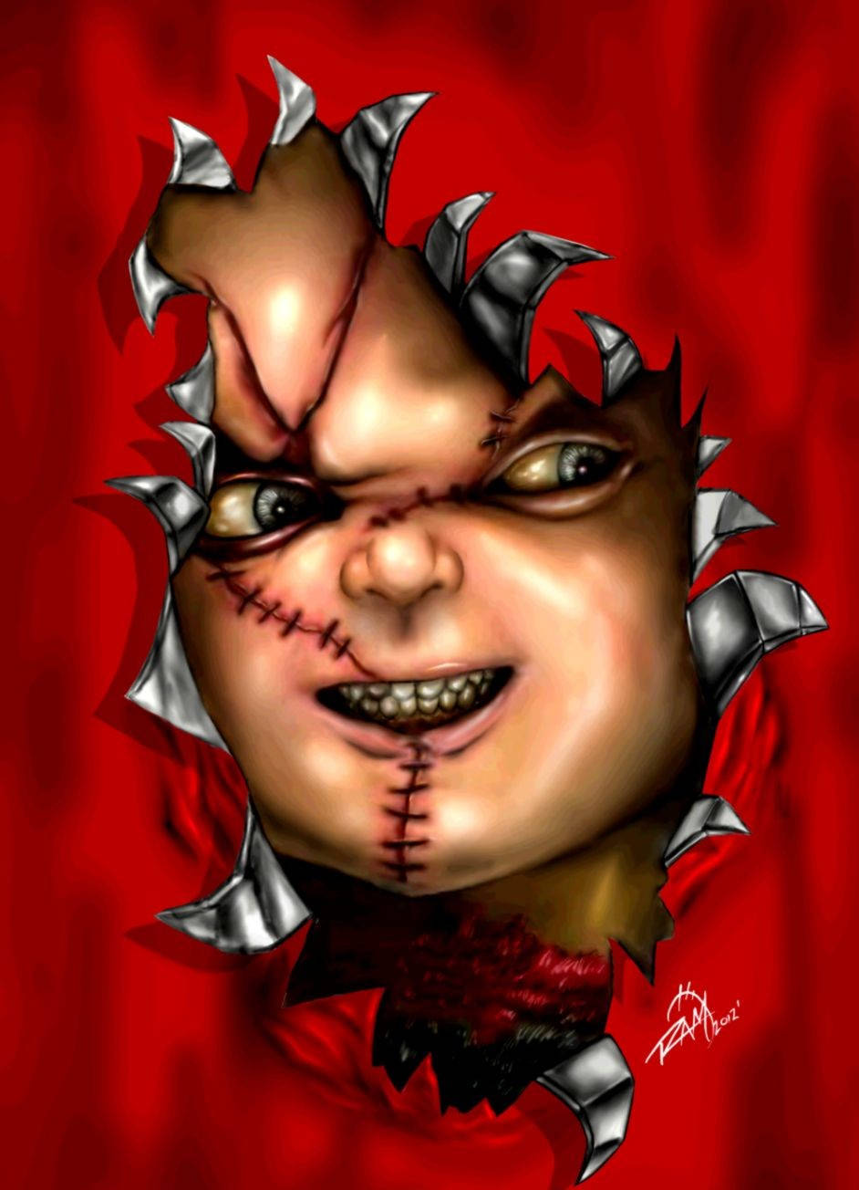 Download free Chucky With Stitches Art