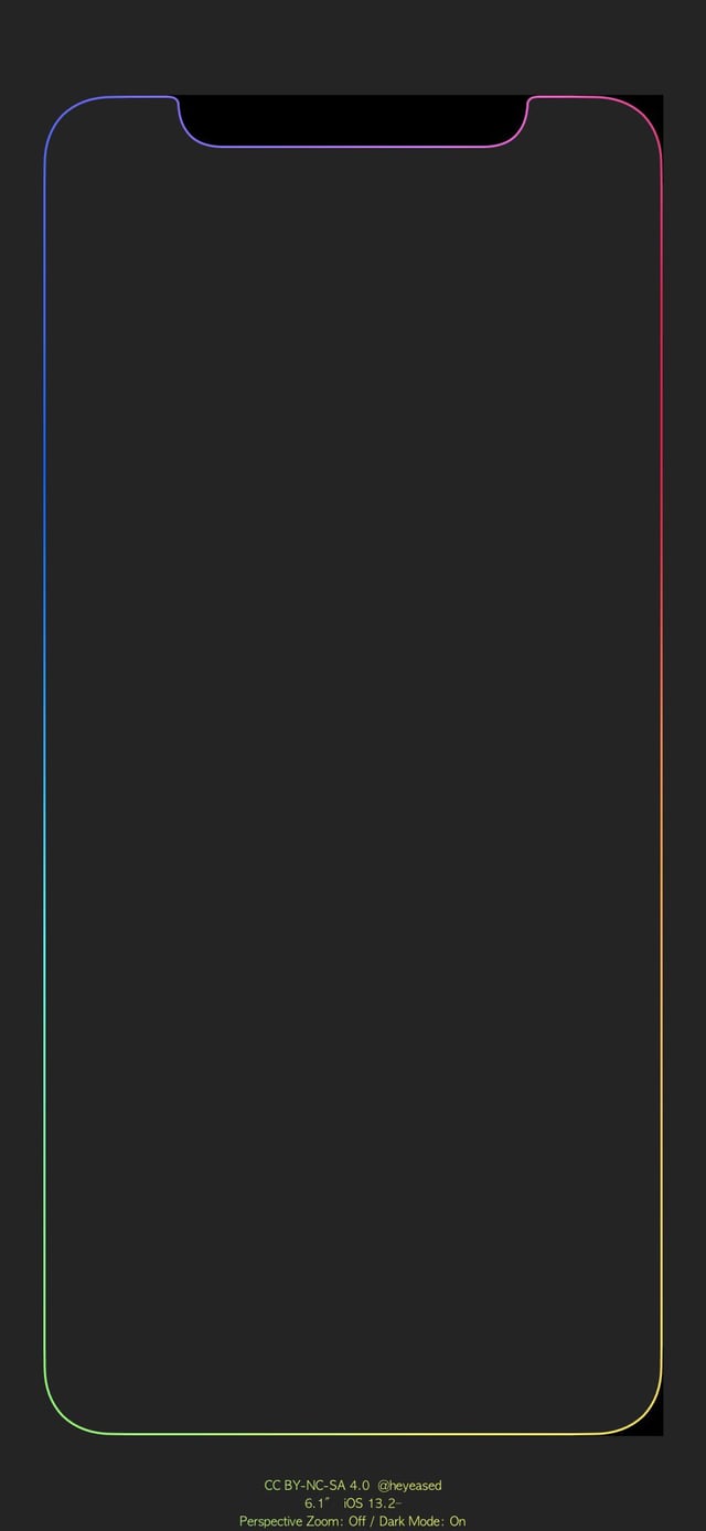 Wallpaper that hides dock and borders